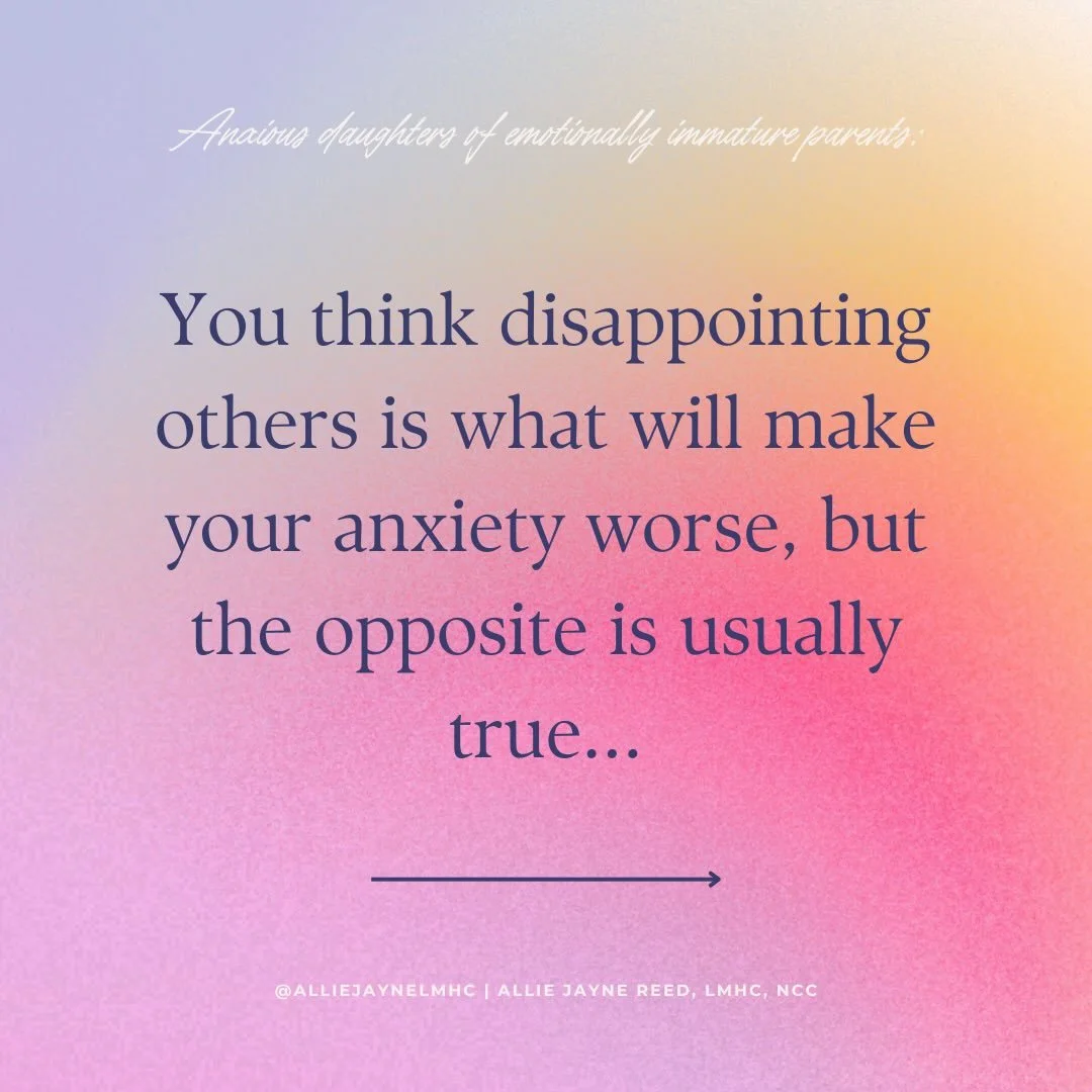 You were never meant to survive your life by coping harder.

Many women with relational trauma believe their anxiety gets worse when they set boundaries, say no, or otherwise disappoint others, so they conclude the solution is to keep pleasing others