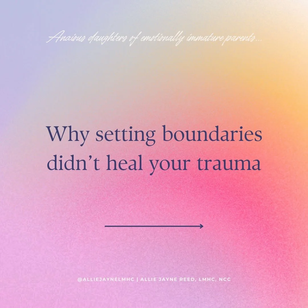 I meet a lot of women who are like &lsquo;I set boundaries. Now what?&rsquo; then describe falling back into old patterns, feeling like shit just hit the fan, and ultimately not feeling satisfied with this common self-help advice to simply set bounda