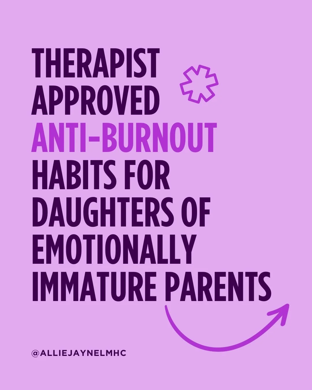 Bonus: Talk to yourself the way you WISH someone had growing up. Consciously choose more validating, compassionate words to direct toward yourself. When your innerworld feels less hostile, burnout can ease just a bit.

Try to start implementing these