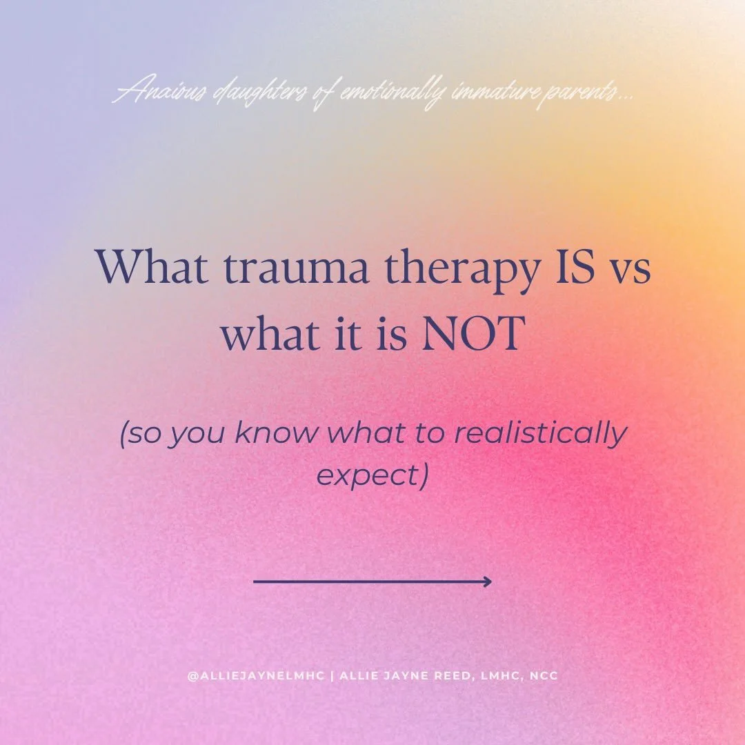 There&rsquo;s often confusion about what trauma therapy actually involves, understandably.

Many people assume (or sometimes hope) it&rsquo;s just talking about the past, gaining insight or having &lsquo;aha&rsquo; moments that suddenly make things f