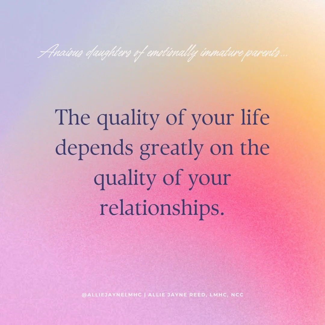 Research keeps on indicating that the biggest predictor of quality of life &amp; positive psychology is quality of relationships. Connection is a HUGE factor in longevity &amp; quality of life.

If you need any reason to go to trauma therapy, let thi