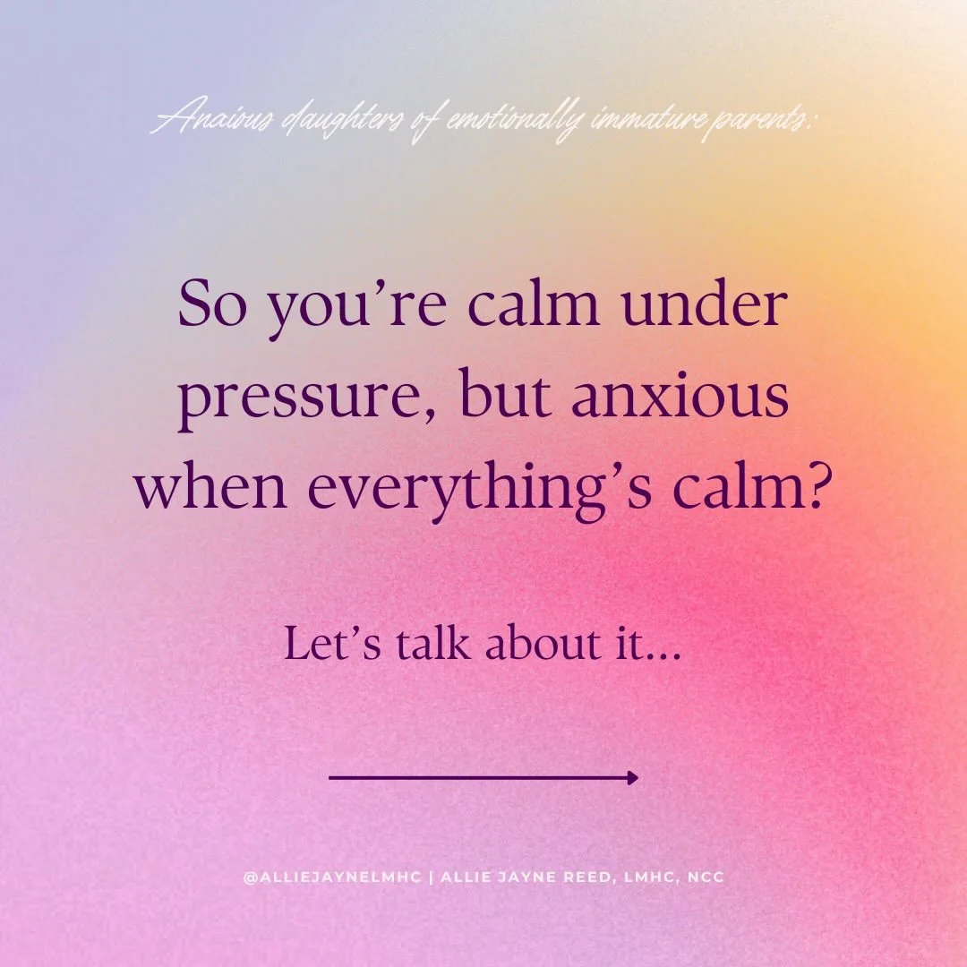A lot of high-functioning trauma survivors notice this pattern: they show up calm, capable, and grounded in high-pressure situations... but feel anxious, restless, or unsettled when everything is finally quiet.

This isn&rsquo;t random. If your nervo