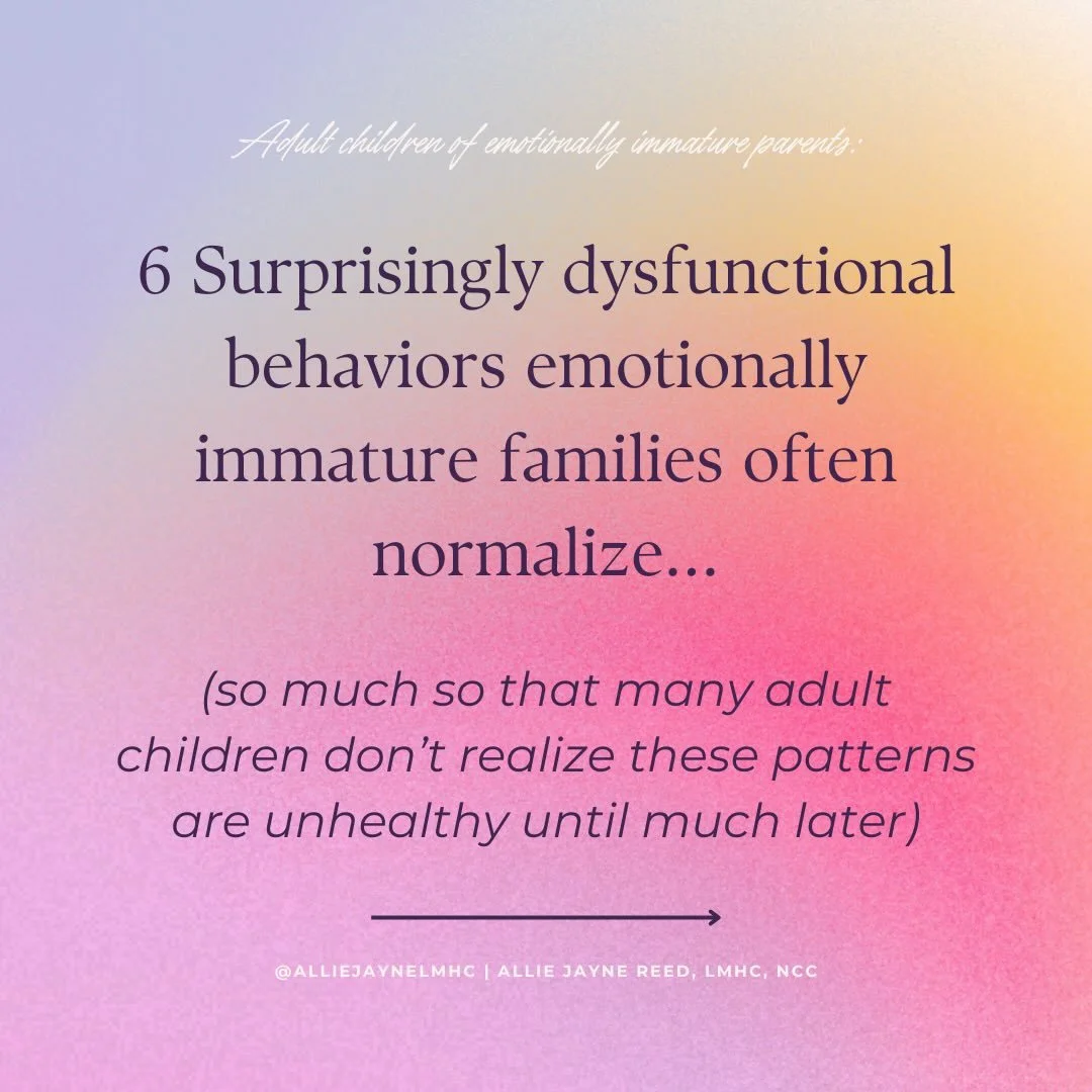 So many women I work with tell me a variety of experiences where they bring what was normal to their family into their adult homes, and their partners or roommates look at them like they have 5 heads. For the sake of this post, we&rsquo;re gonna look