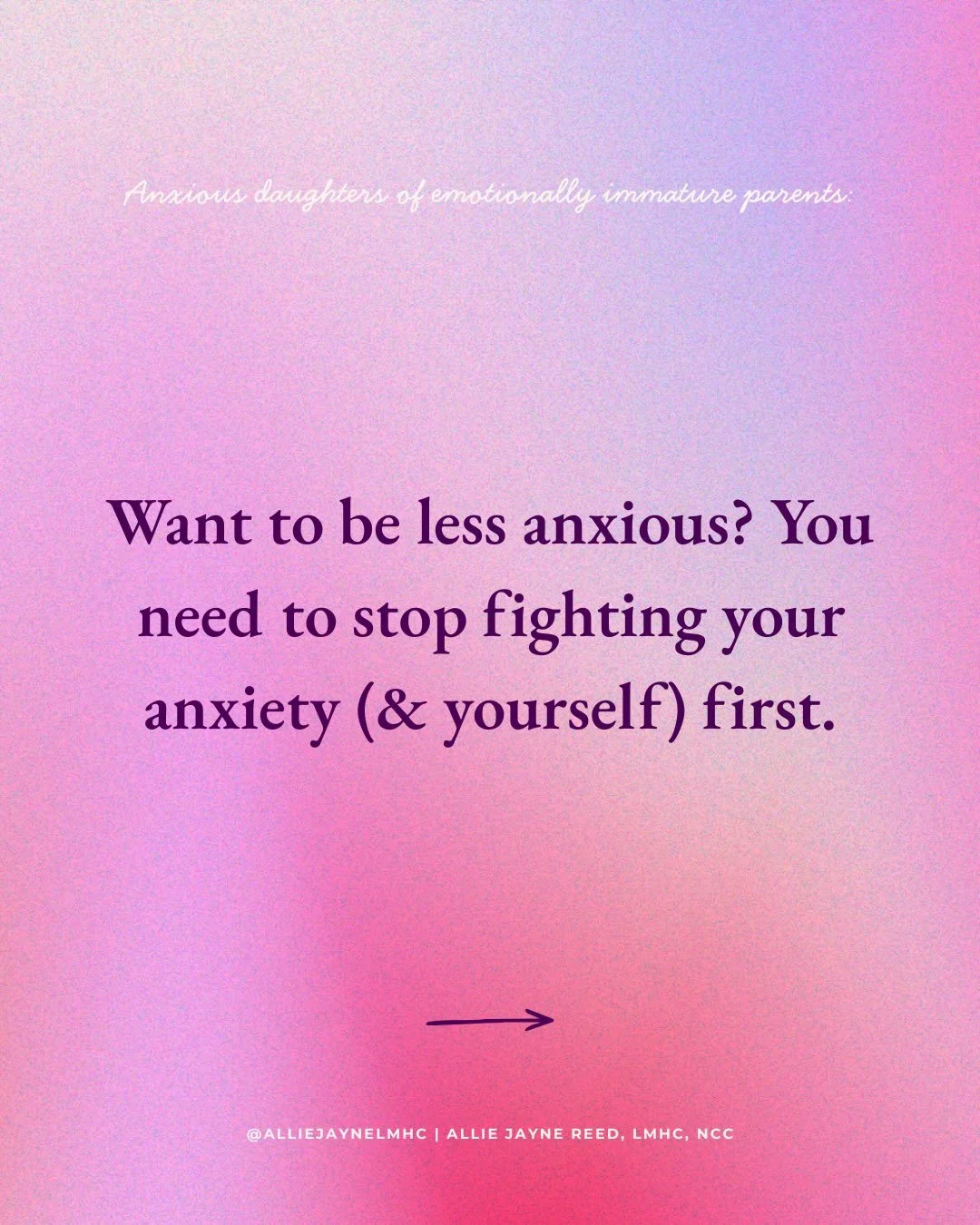You simply cannot regulate an emotion that you have not accepted without judgment. People with childhood trauma usually have this thing called emotion phobia. Overcoming this is actually the key to healing trauma &amp; reducing anxiety.

It makes sen