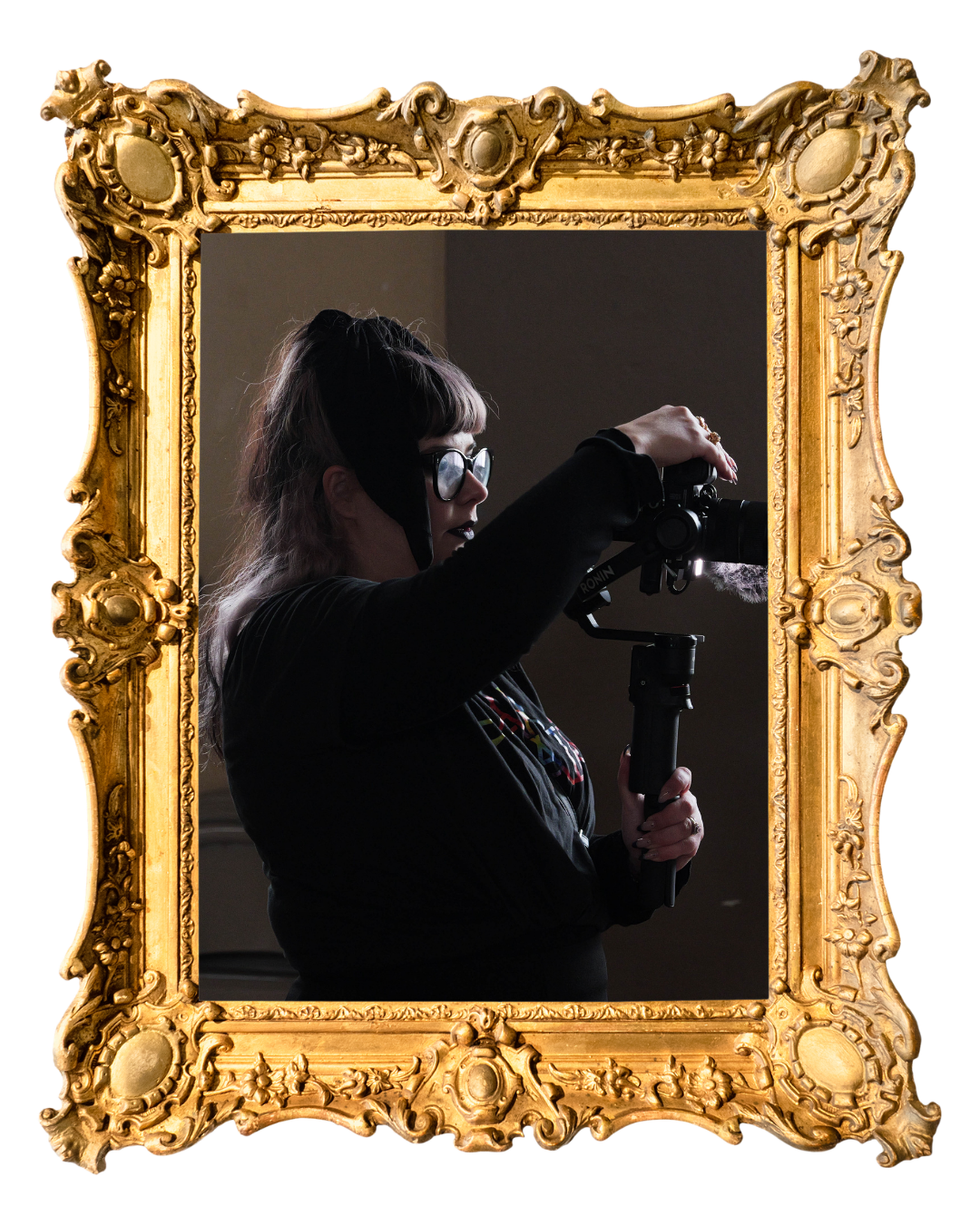Diana Meneses in the content mines at the Lunar Faire Punk Rock Swap Meet in Boonton, NJ.