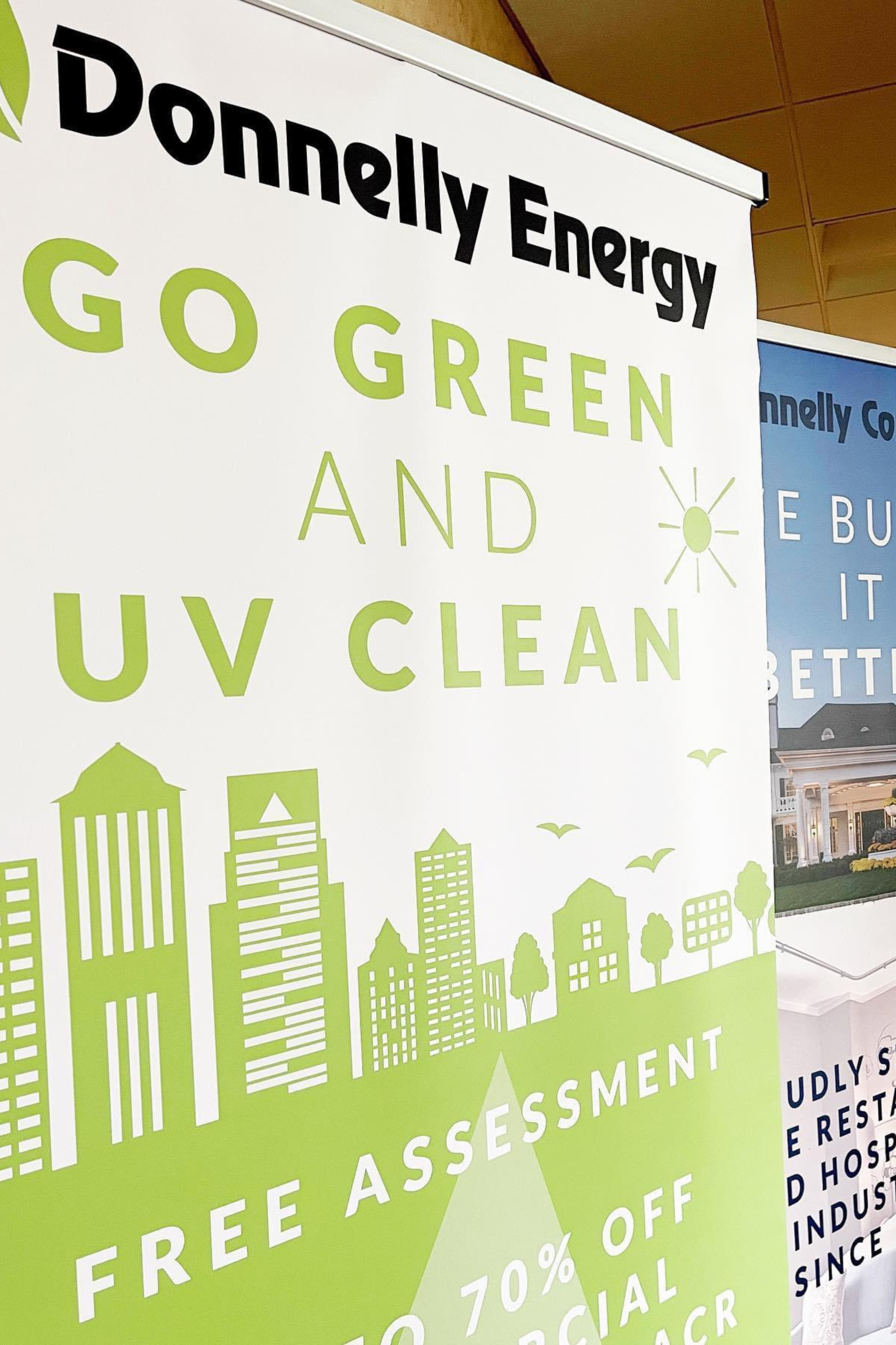 Pop Up Banner for Donnelly Energy