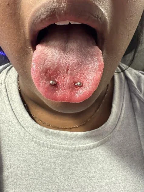 Tongue piercing, Snake bites, tongue ring