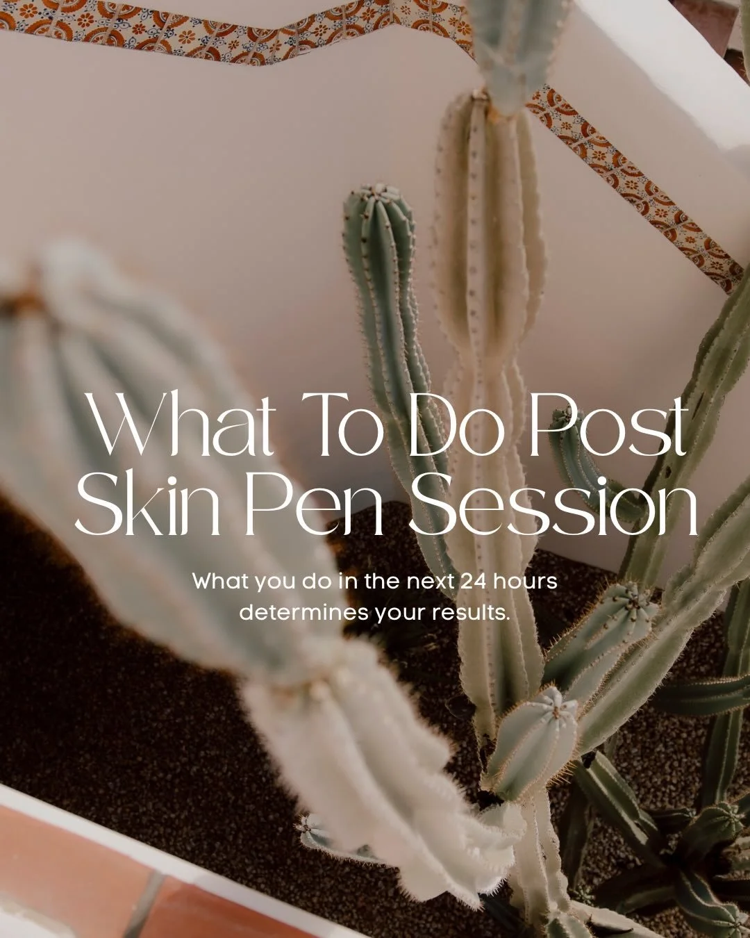 Your Skin Pen session does a lot of the heavy lifting. 
But what you do after matters just as much. 🤎

Microneedling creates controlled micro-injuries in the skin to trigger your body&rsquo;s natural healing response. 

That means the 24 to 72 hours