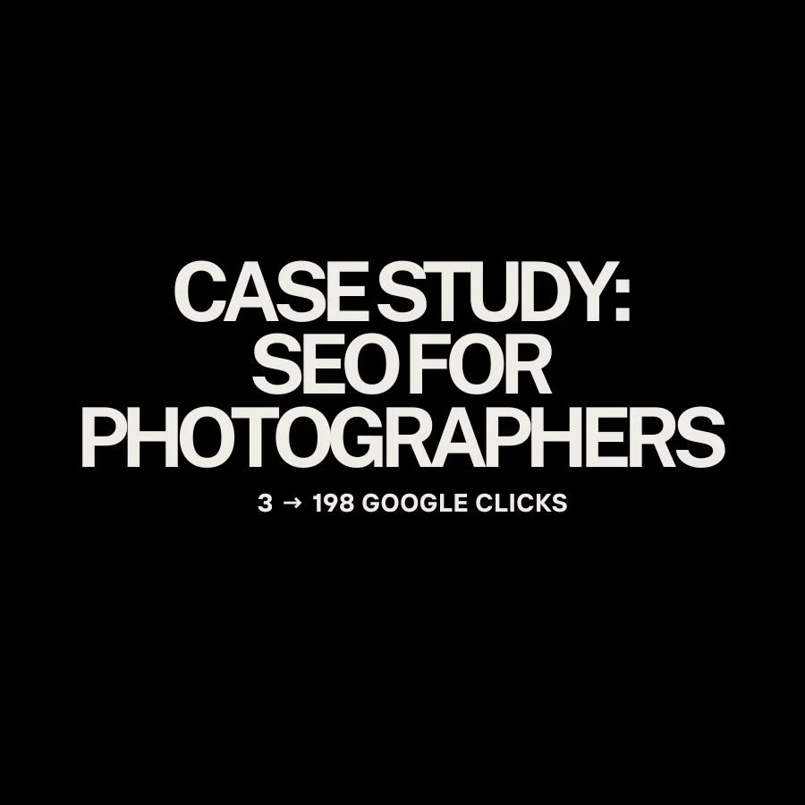 SEO for Photographers: How One Photographer Went from 3 Google Clicks to 198