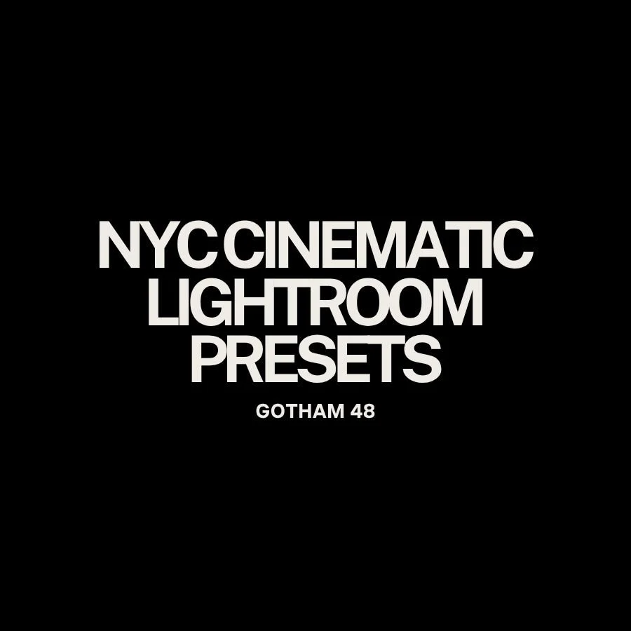 Gotham 48: Cinematic NYC Lightroom Presets for Moody Urban Photography