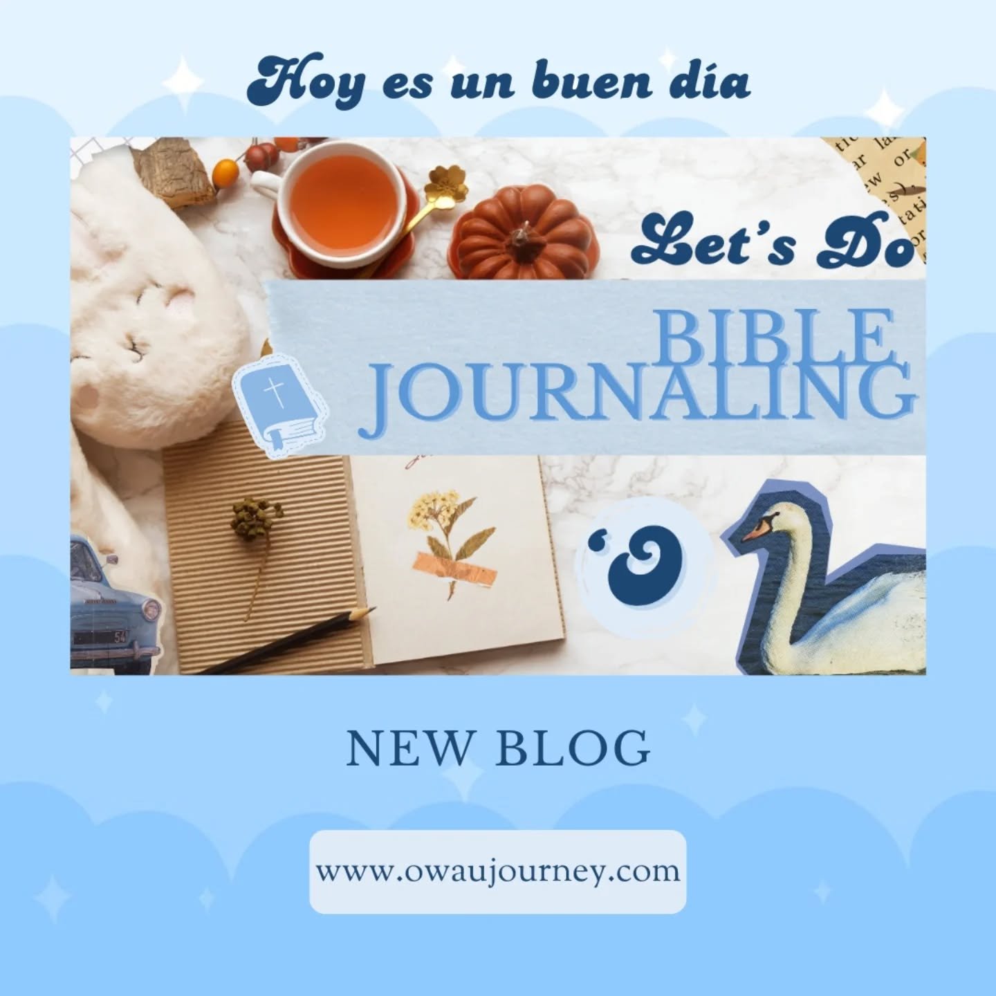 Hoy es un buen d&iacute;a para comenzar tu Bible Journal 💙 No necesitas mucho: una libreta, tu Biblia y un coraz&oacute;n dispuesto.

 Lee el nuevo blog  y porque amo acompa&ntilde;arte en este viaje&hellip; 💙 Te deje una gu&iacute;a gratuita del m