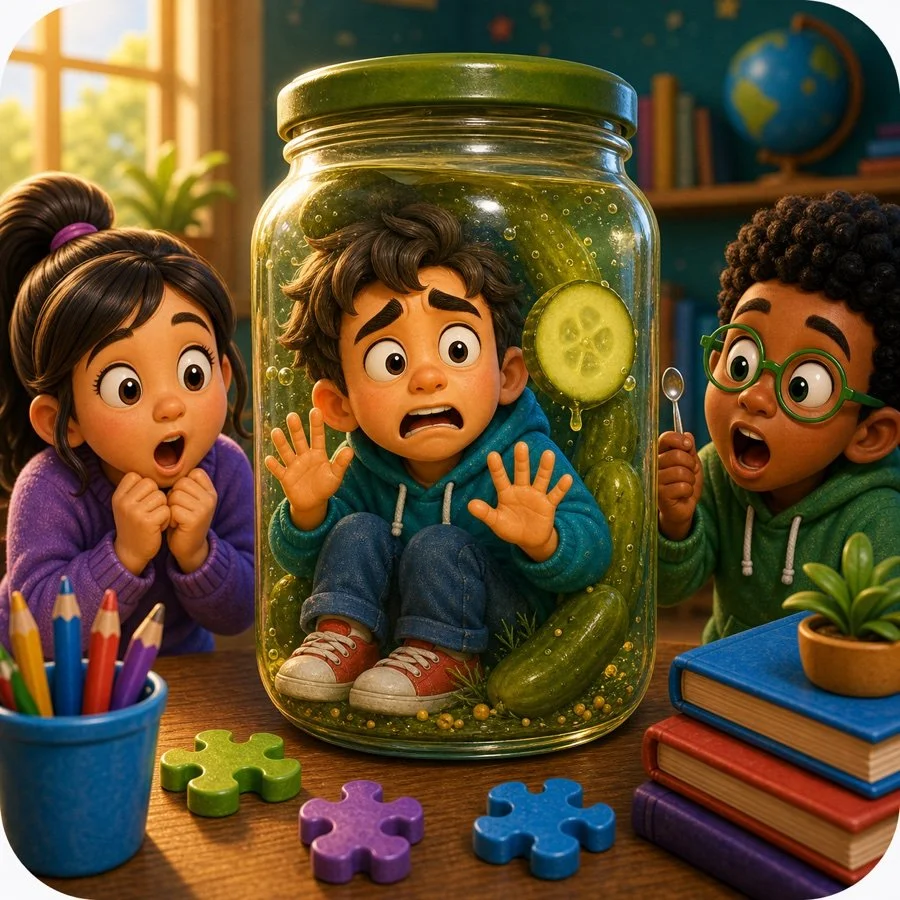 A learner stuck in a tricky pickle situation