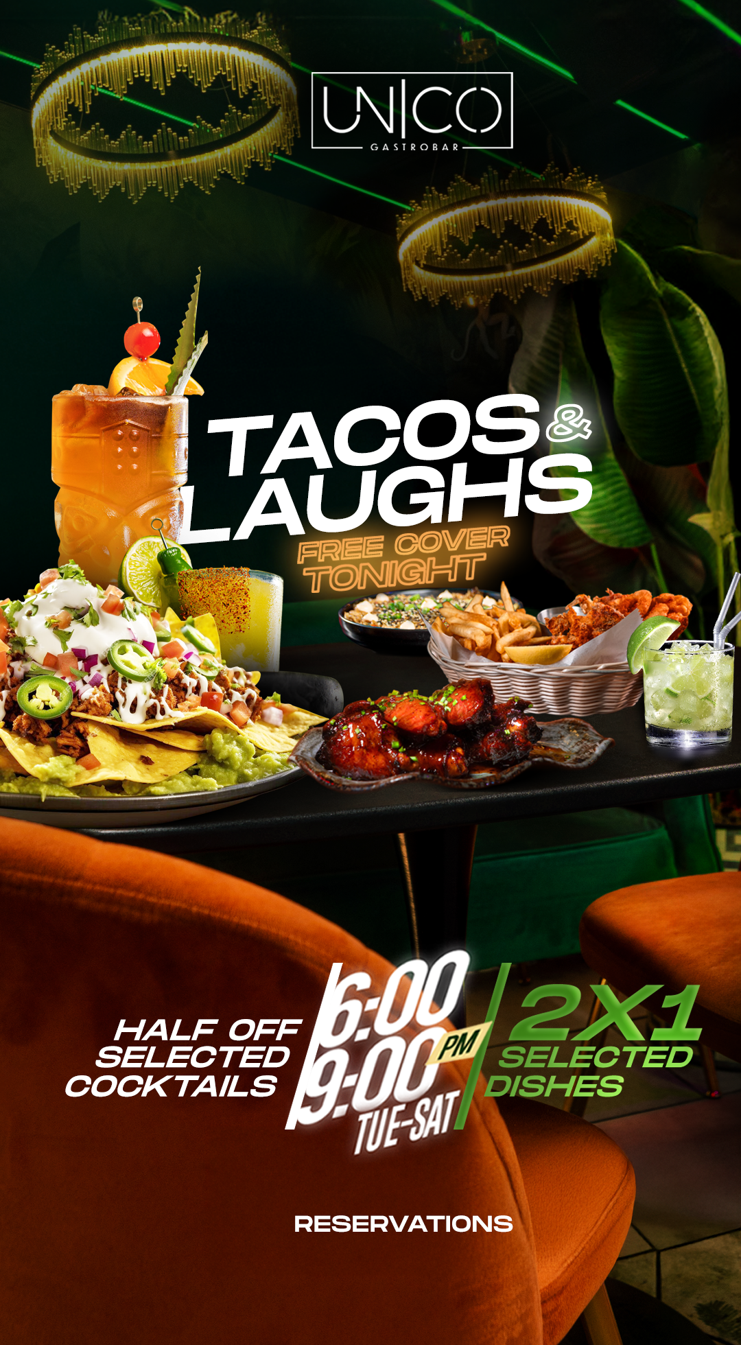 TACO & LAUGHTS