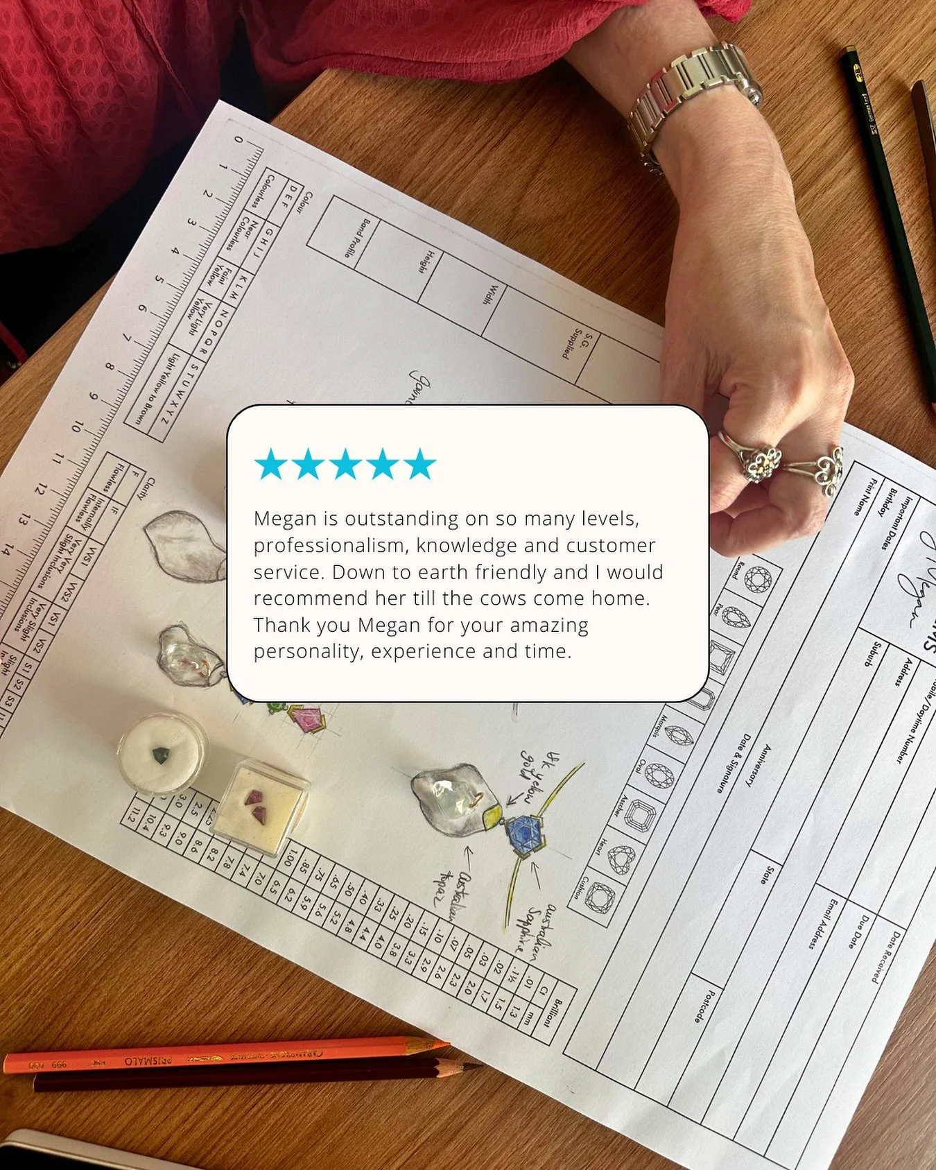A very kind review from one of our clients, B. Adams 💎

We always appreciate our clients&rsquo; thoughtful words &mdash; especially when they make us smile. Being &ldquo;recommended till the cows come home&rdquo; might just be our new favourite comp