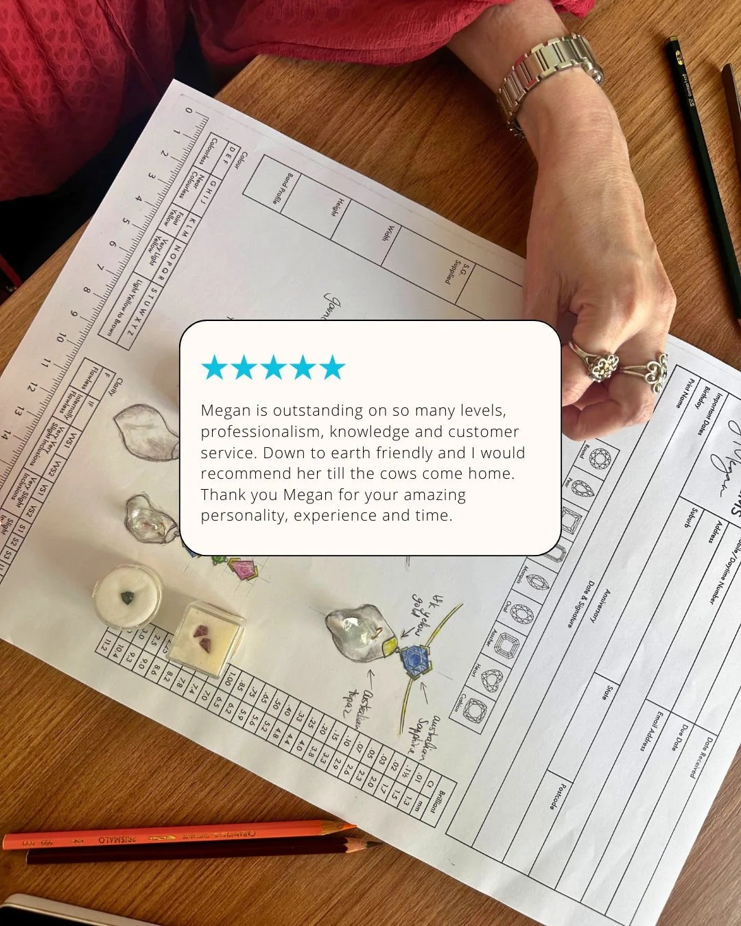 A very kind review from one of our clients, B. Adams 💎

We always appreciate our clients&rsquo; thoughtful words &mdash; especially when they make us smile. Being &ldquo;recommended till the cows come home&rdquo; might just be our new favourite comp