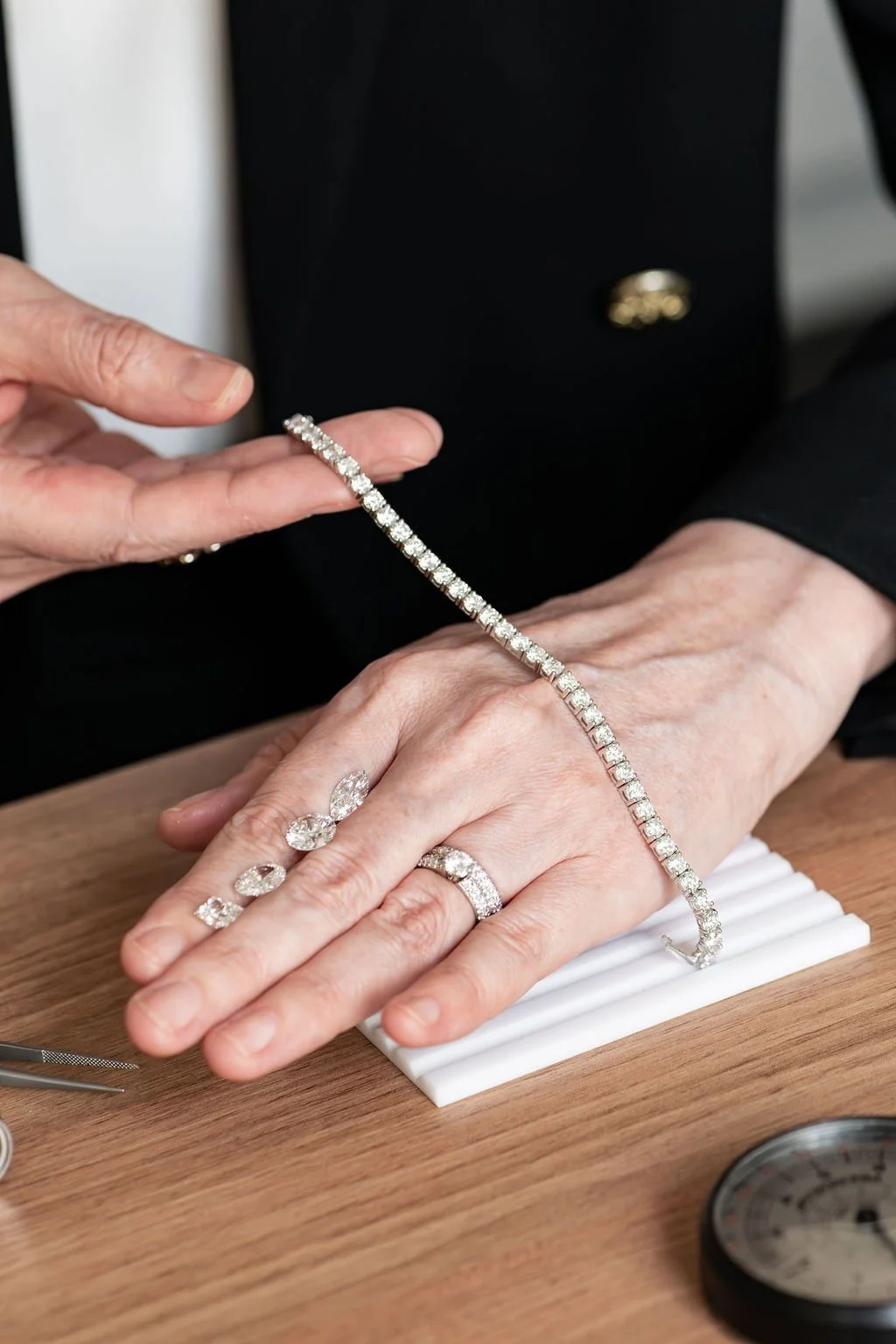 Which shape of diamond do you prefer?

The classic round delivers timeless brilliance and versatile wear; the elongated marquise creates dramatic, finger‑slimming length and vintage charm; the oval blends fire with modern elegance for a flattering, c