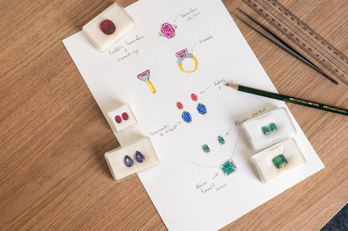 At Select Gems by Megan, we guide you through every step to ensure you select a coloured gemstone you&rsquo;ll truly love to wear. We focus on colour, durability, and practicality, recommend the best cut and size for your design, and advise on settin