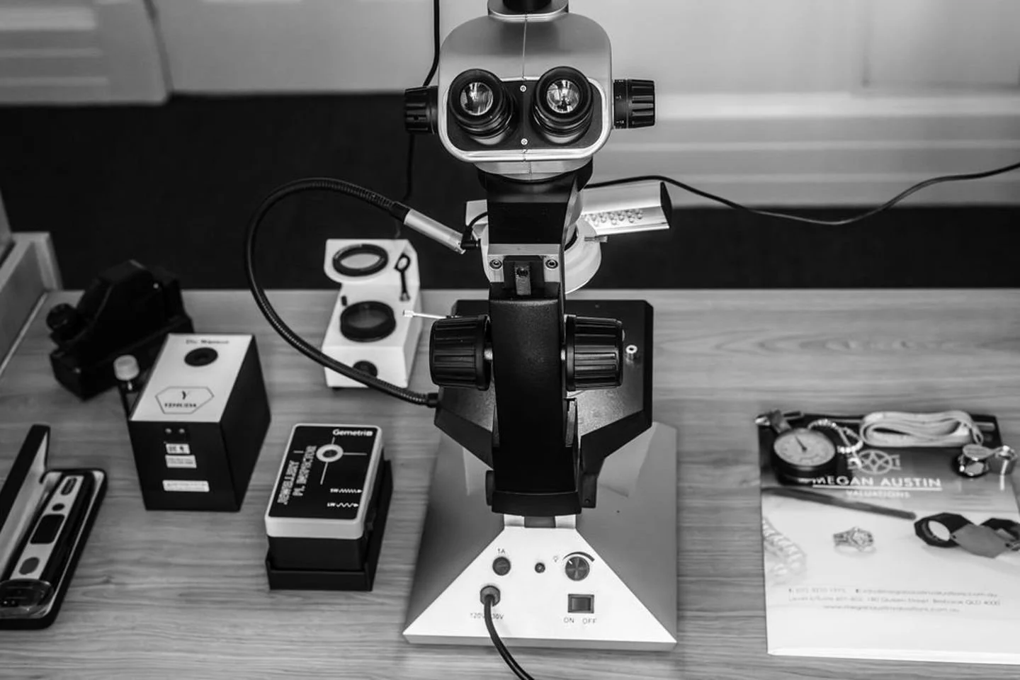 Behind every gemstone discovery is the precision of gemmological equipment. 

From refractometers and spectroscopes to microscopes, polariscopes, and UV lamps, these tools reveal what the naked eye cannot: spectra, structure, fluorescence, inclusions