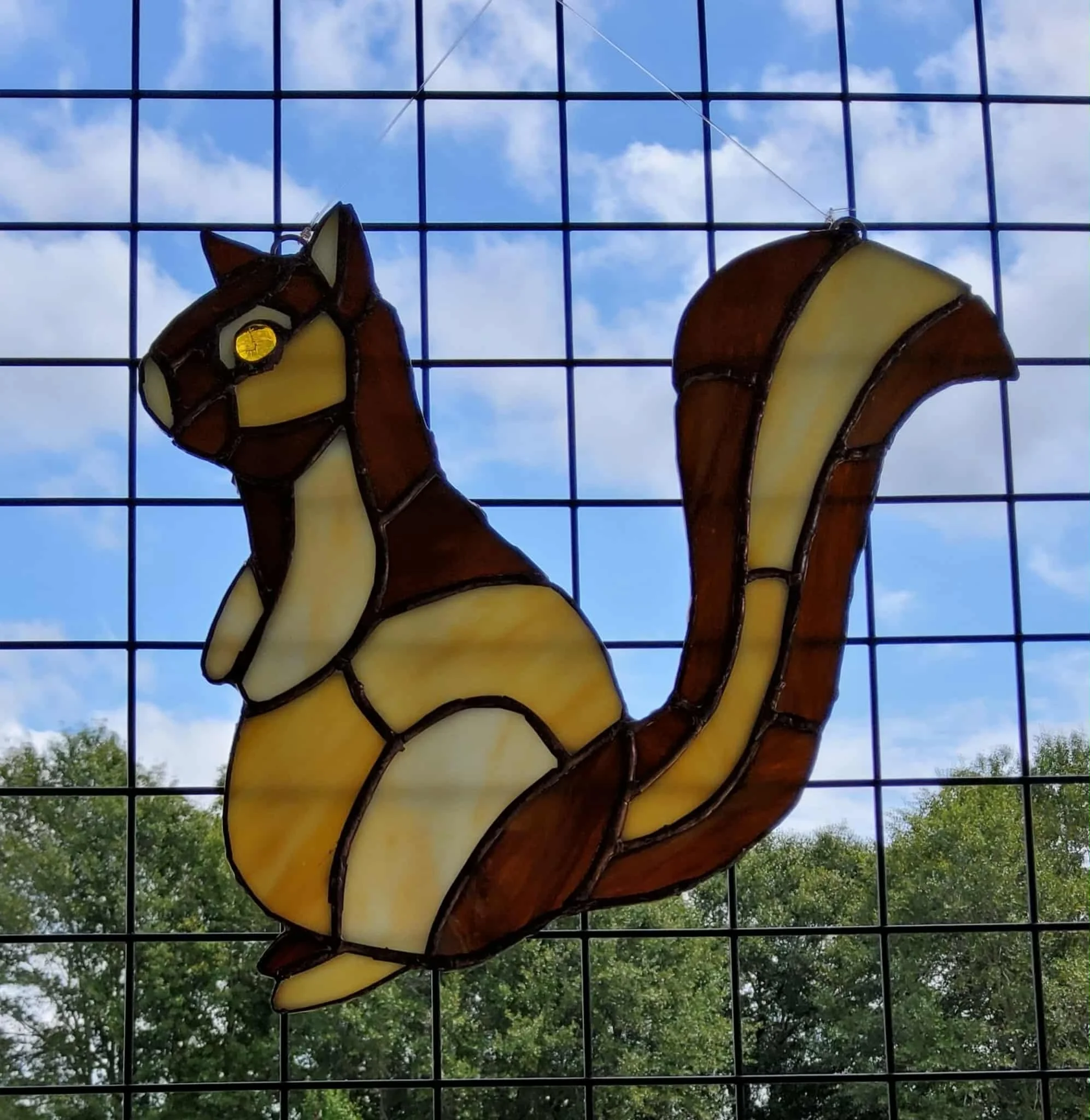 Nutty Mosaic $95 Size is 11" wide x 11.5 high