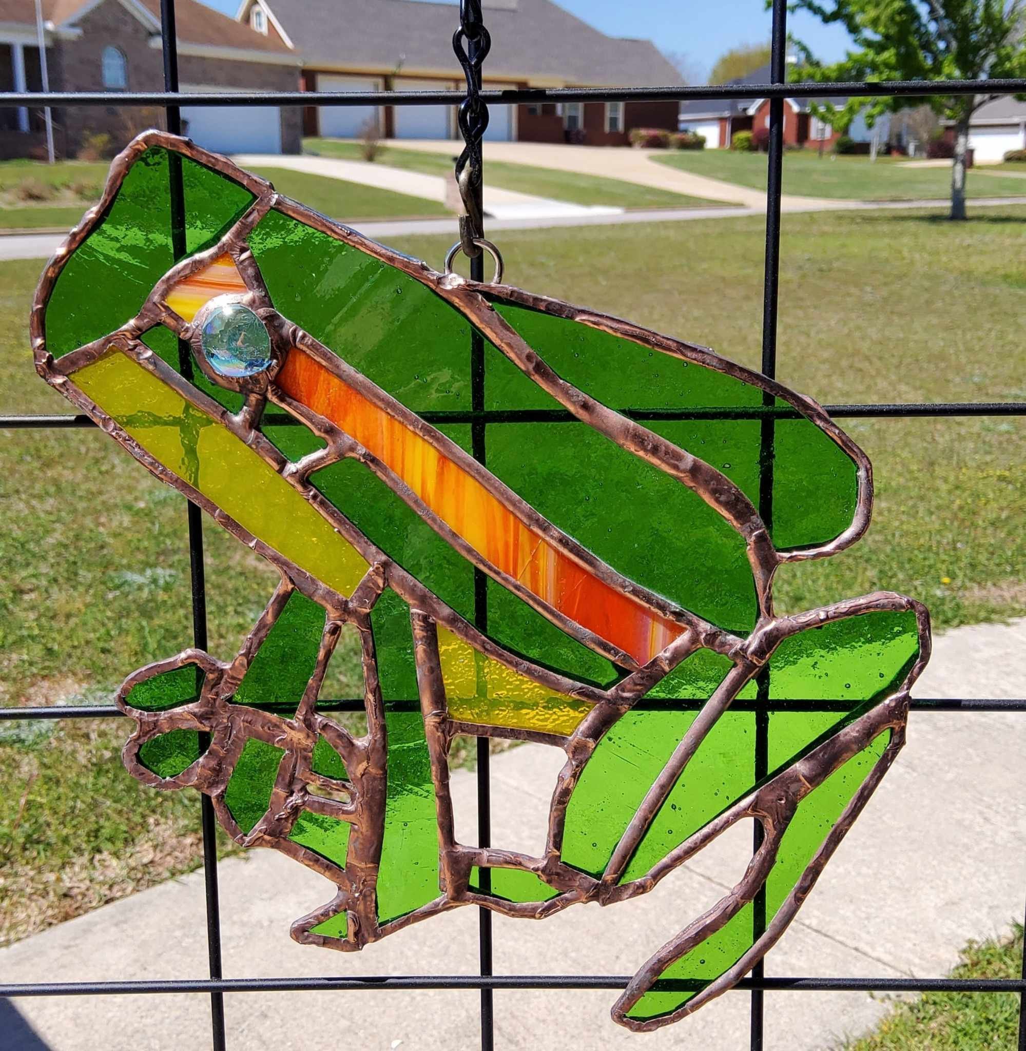 Ribbit Radiance $85 Size is 9" wide x 8.5" high