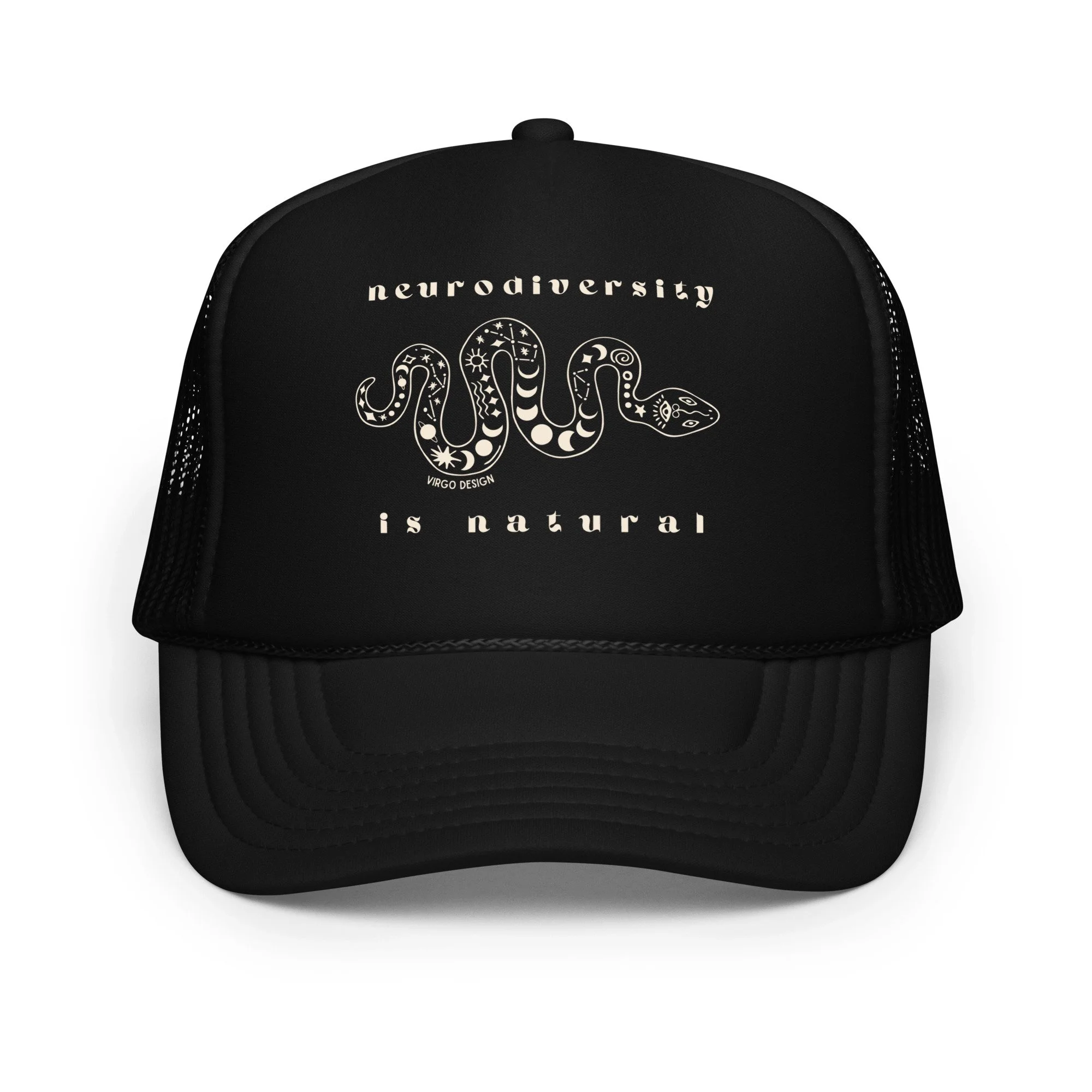 neurodiversity is natural trucker hat by virgo design