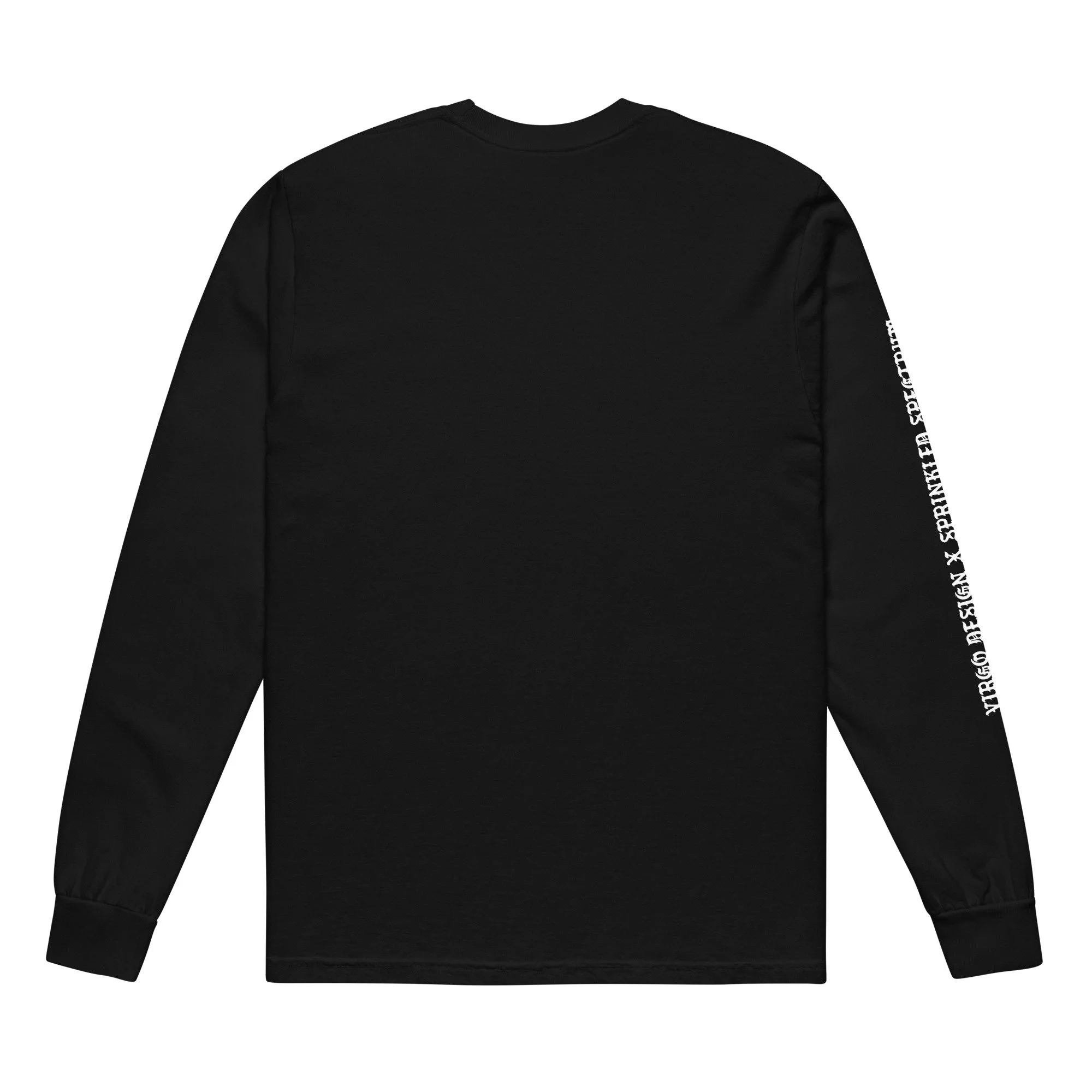 Stay Feisty x Sprinkled Spectrum Collab Long Sleeve Tee (Black)