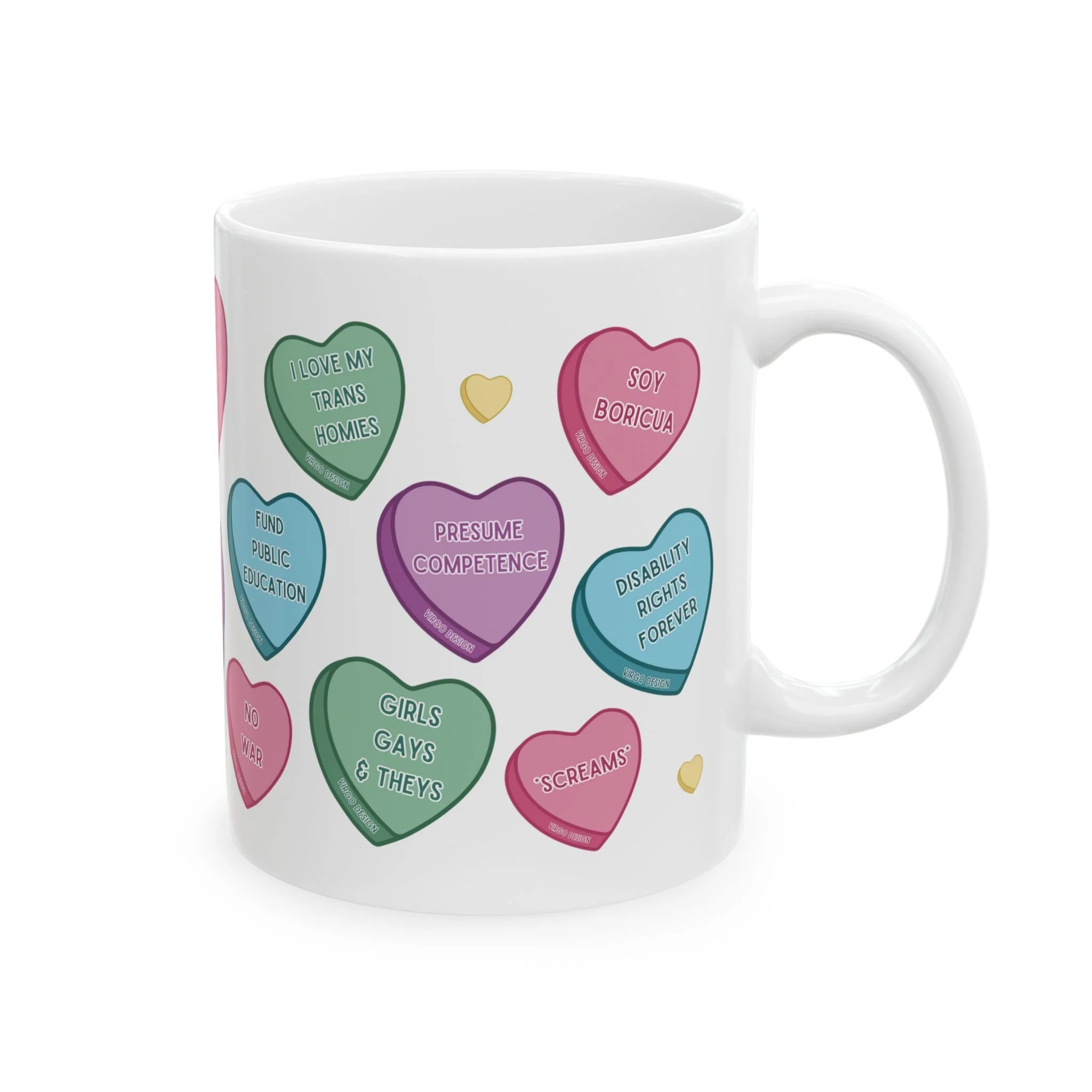 Candy Hearts Mug