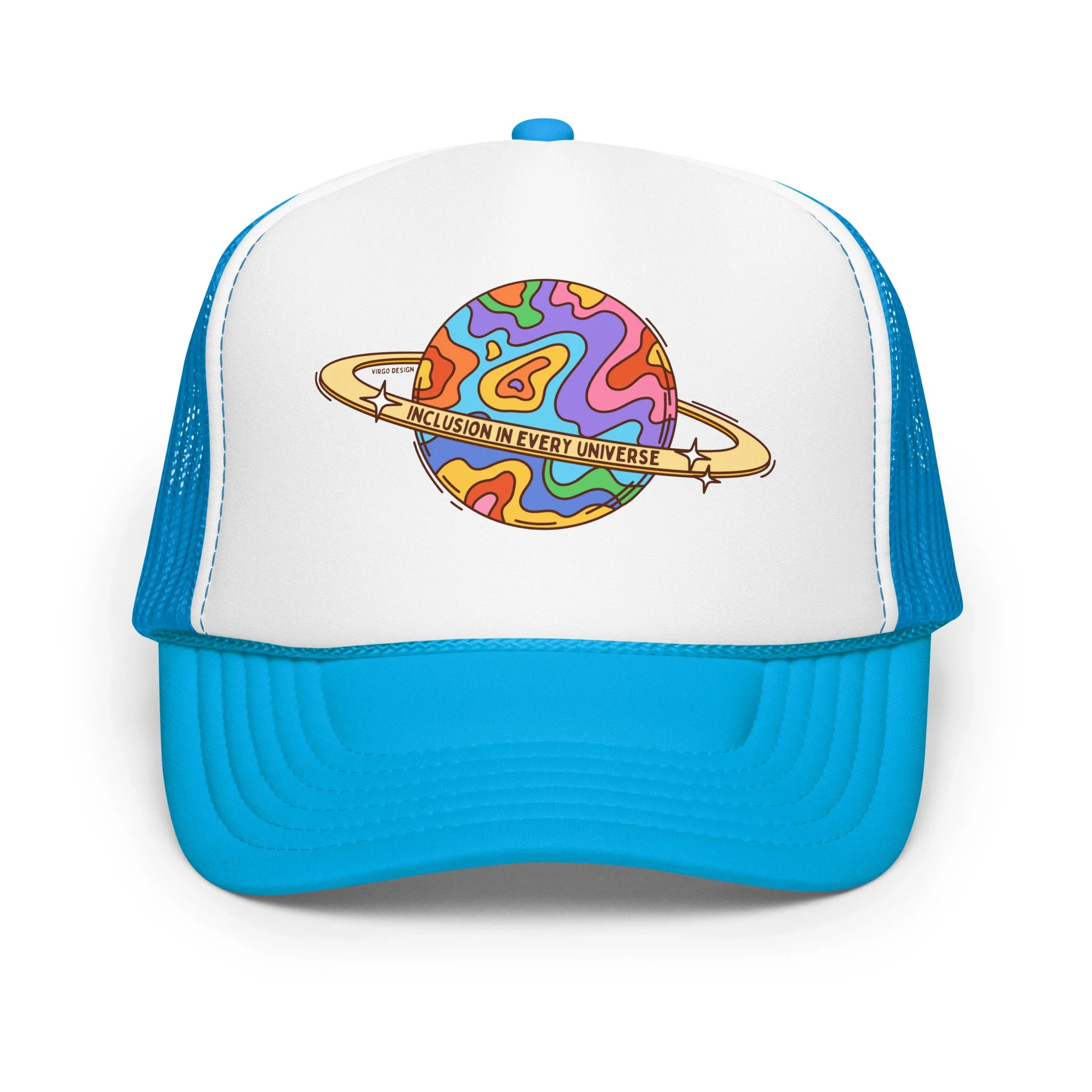 inclusion in every universe trucker hat by virgo design