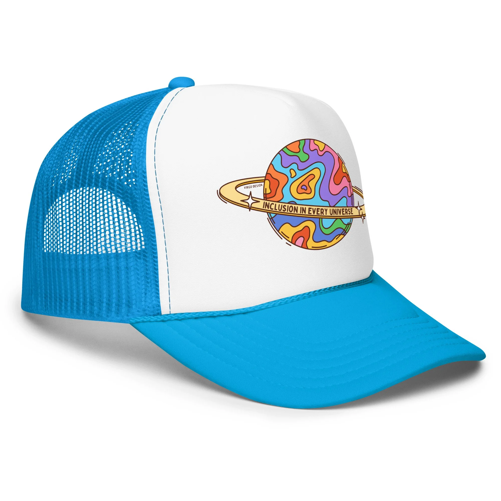 inclusion in every universe trucker hat by virgo design