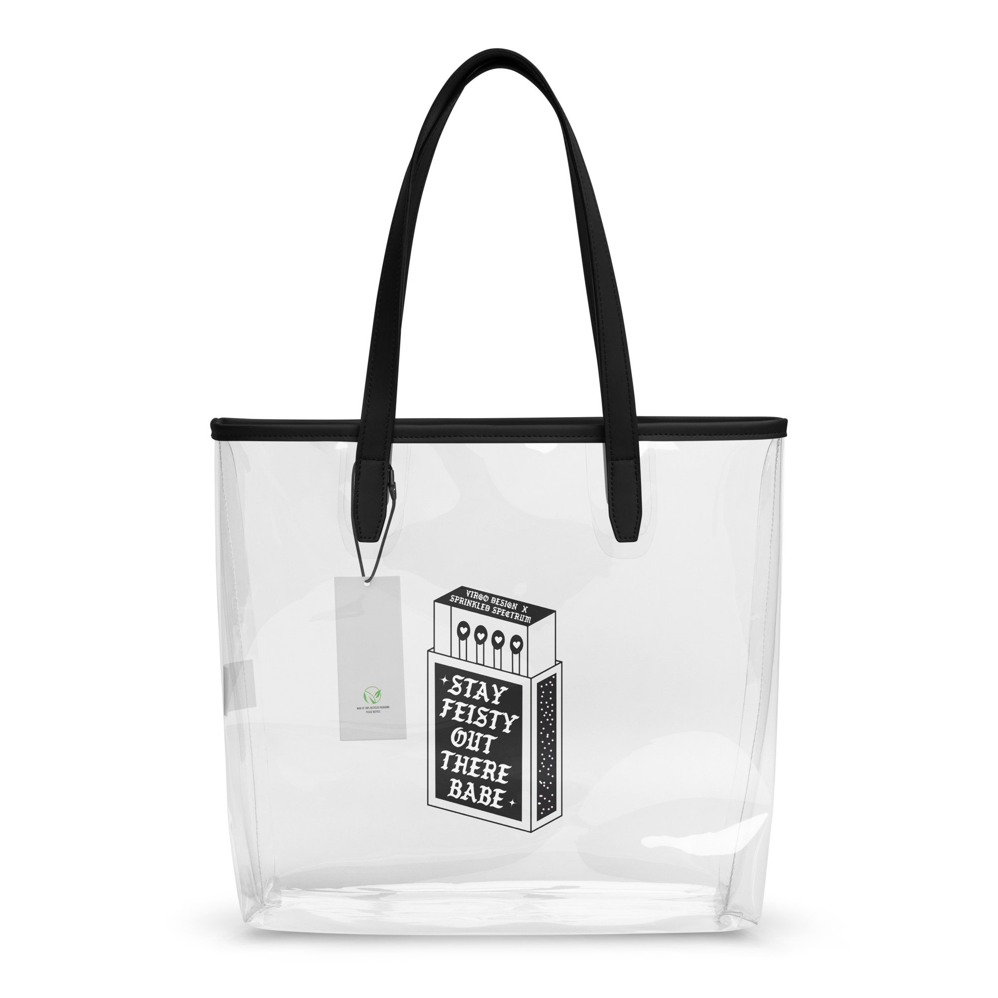 Stay Feisty Clear Tote