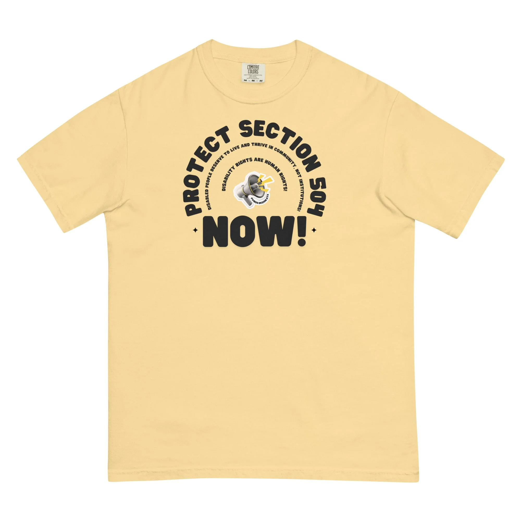 protect section 504 now tee by virgo design
