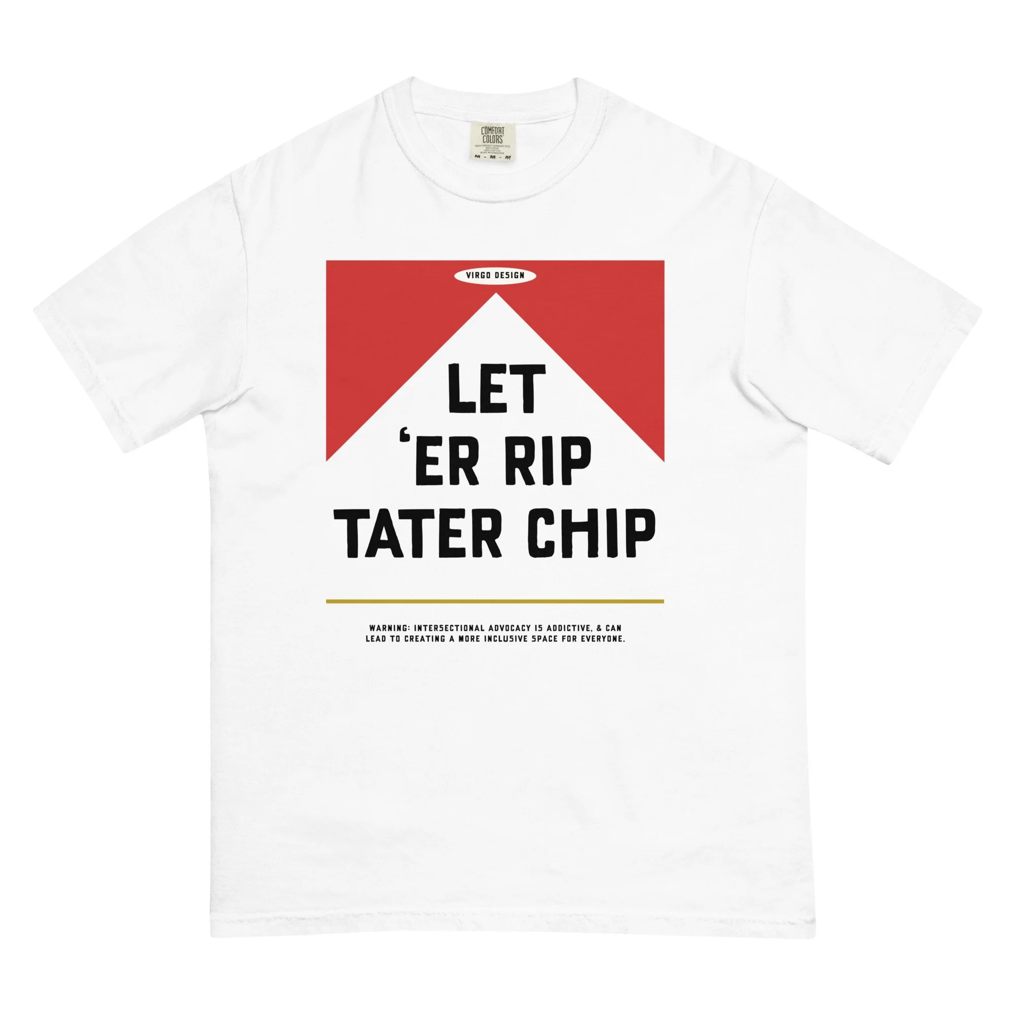 let er rip tater chip advocacy tee by virgo design