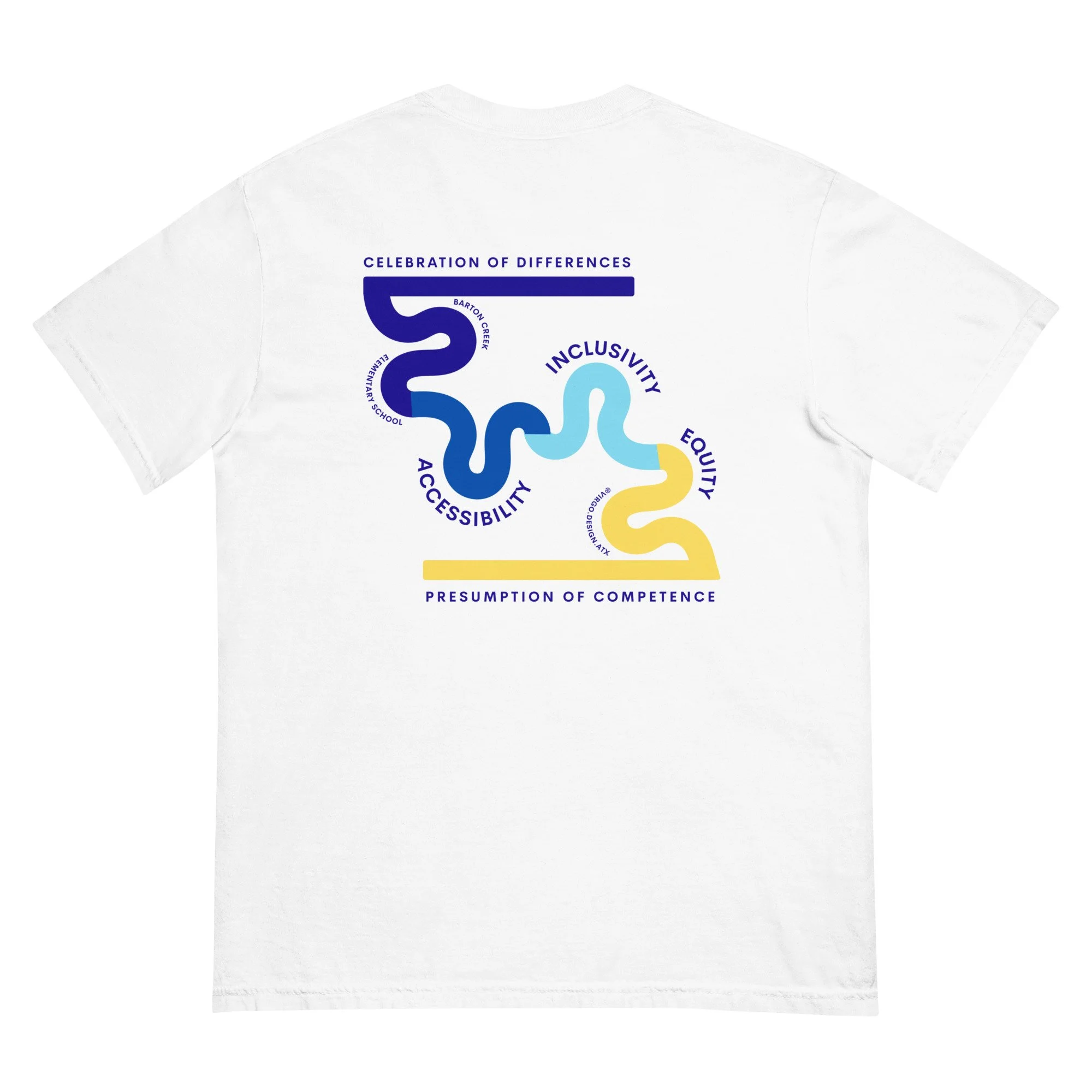 Barton Creek Elementary Accessible Education Team Tee (2025-26) by virgo design