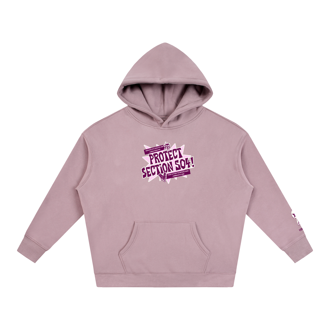 protect section 504 fest hoodie by Virgo Design