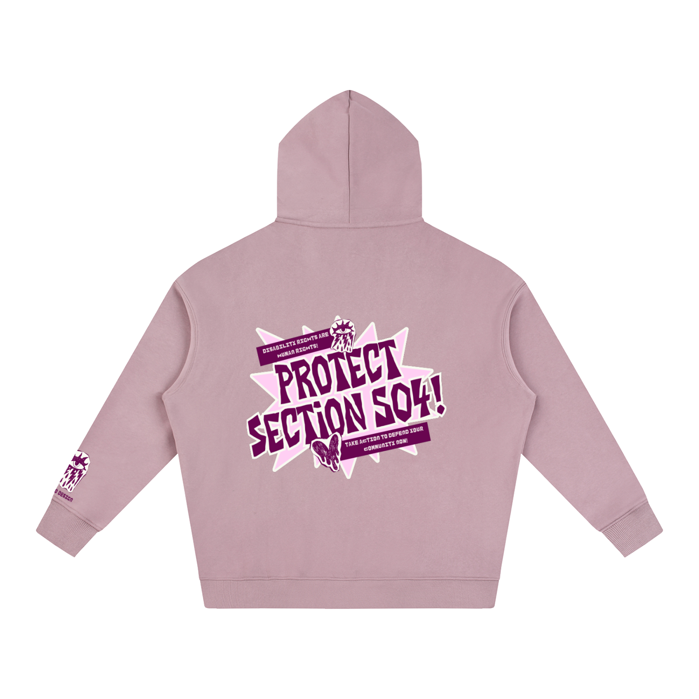 protect section 504 fest hoodie by Virgo Design