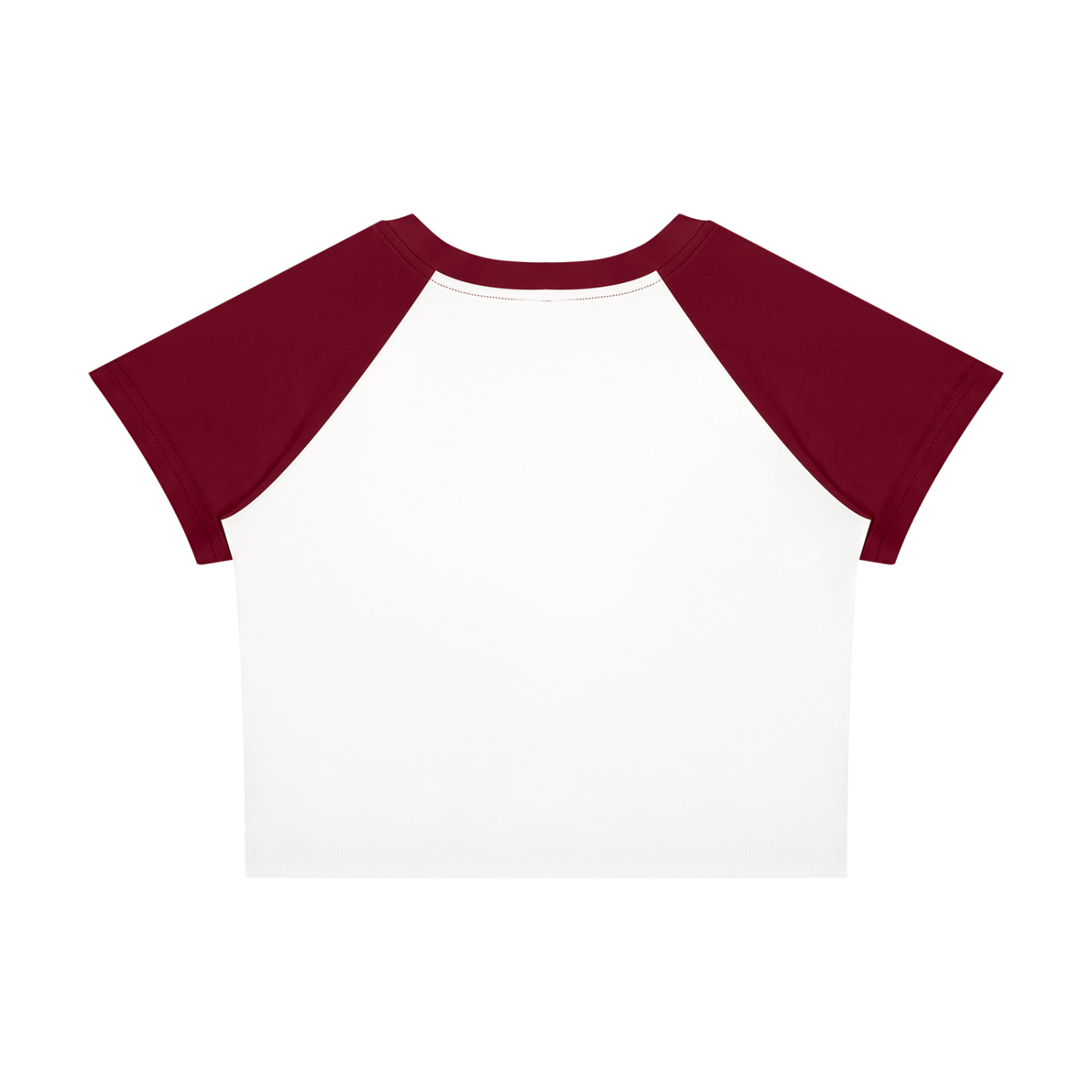 504 Sit-In protest color block baby tee by virgo design in red and white