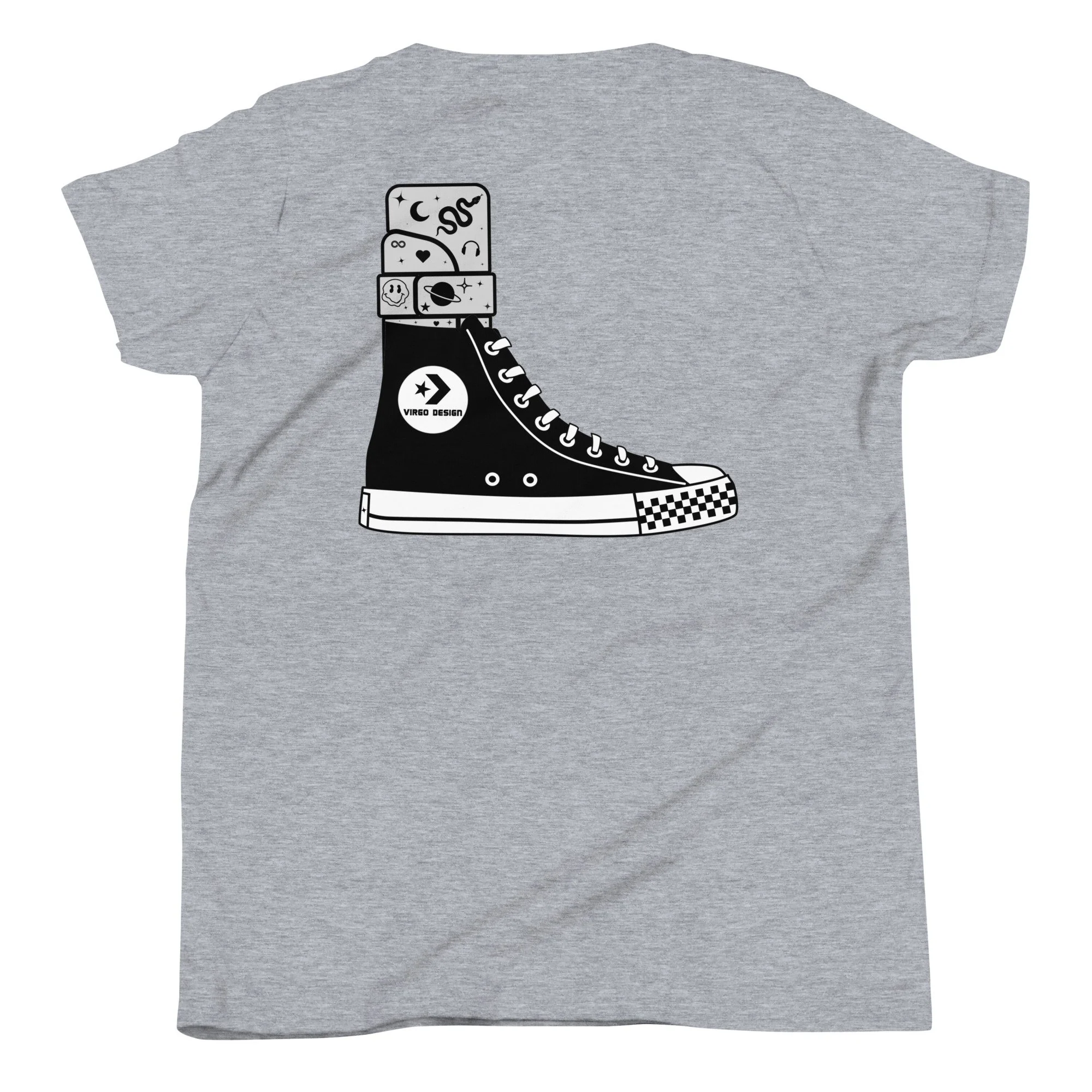 AFO youth tee comes in 3 colors and features a rad AFO design and a classic sneaker