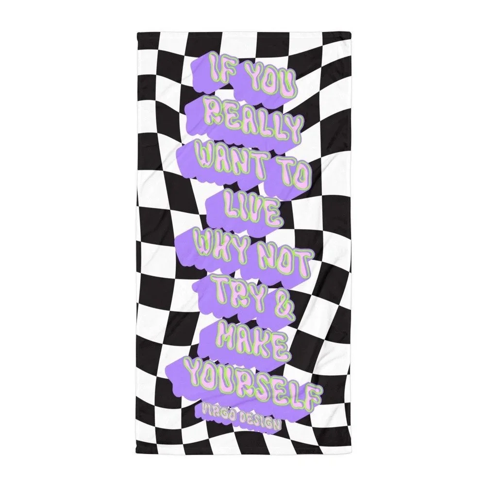 Make Yourself Beach Towel