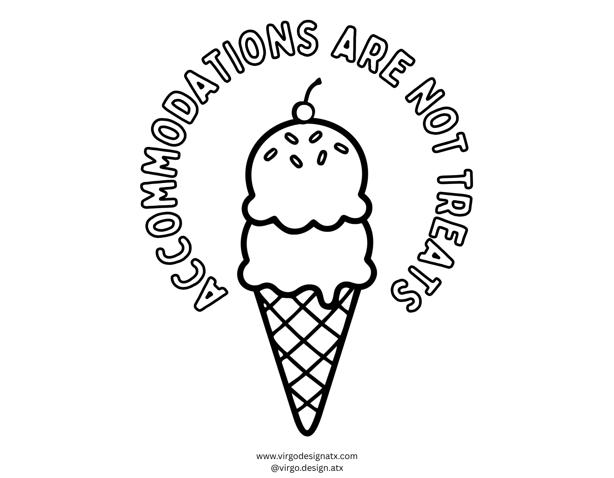 rad inclusive coloring and activity pages by Virgo Design