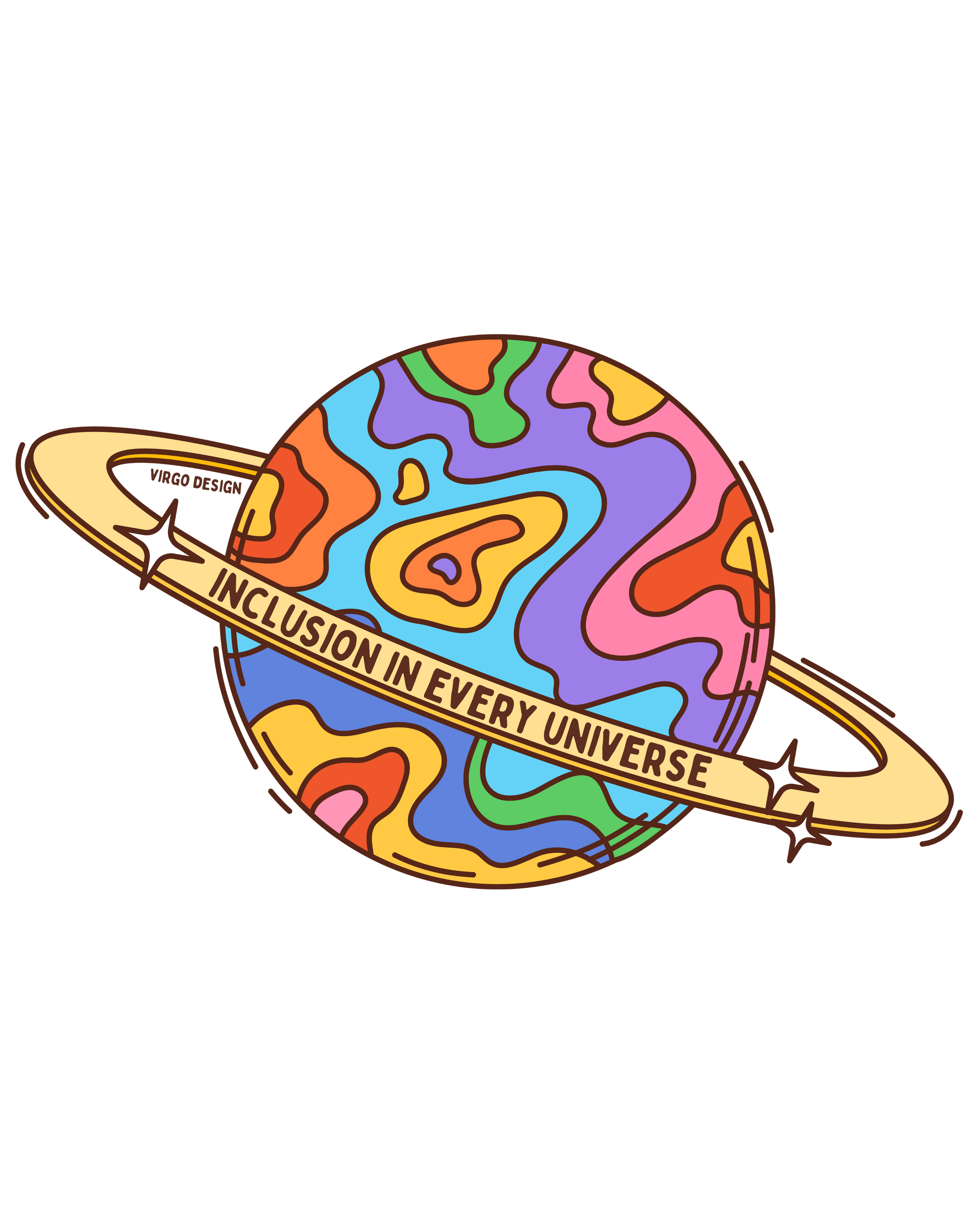 Inclusion in Every Universe Sticker