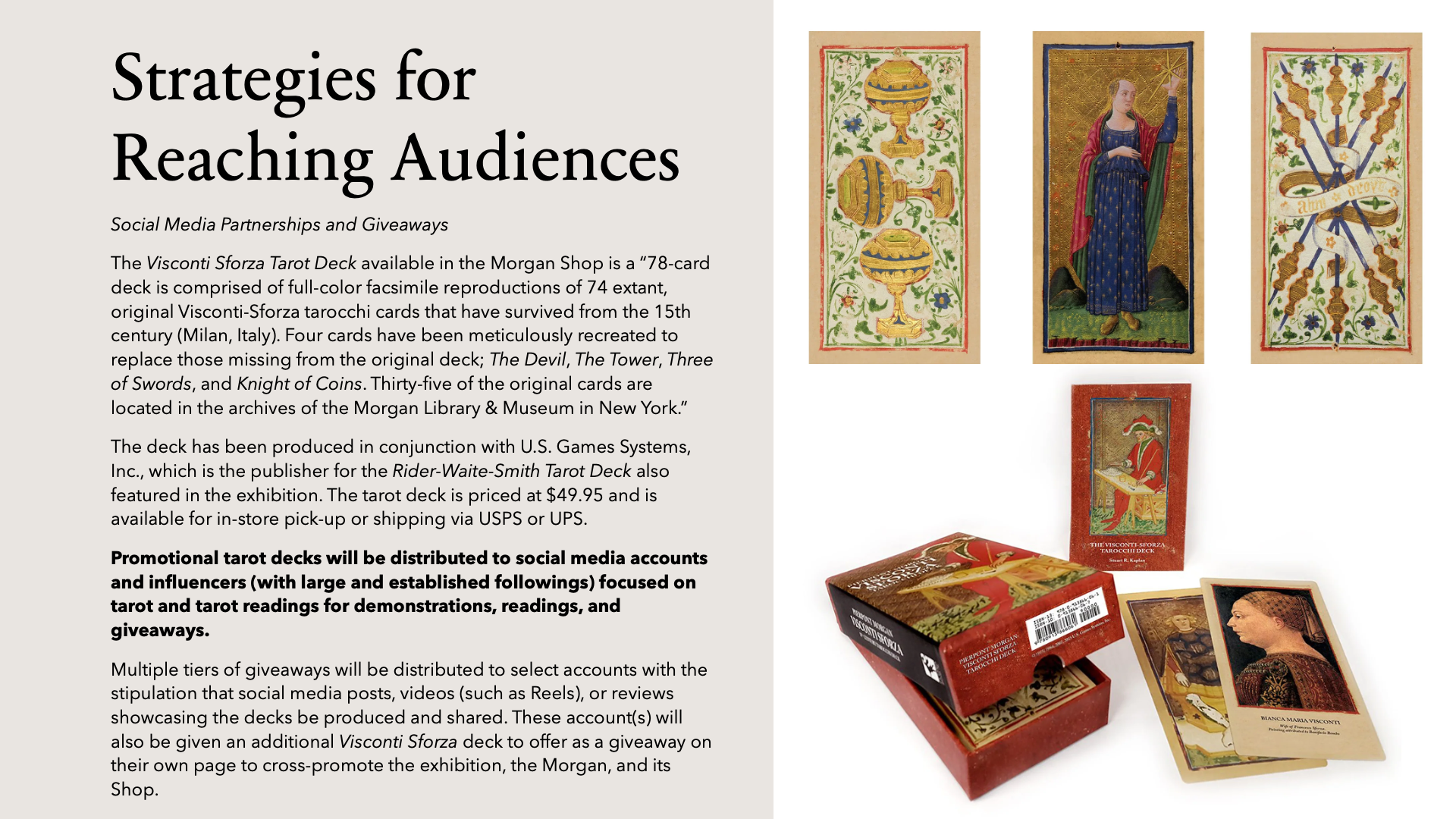 Strategies for Reaching Audiences
