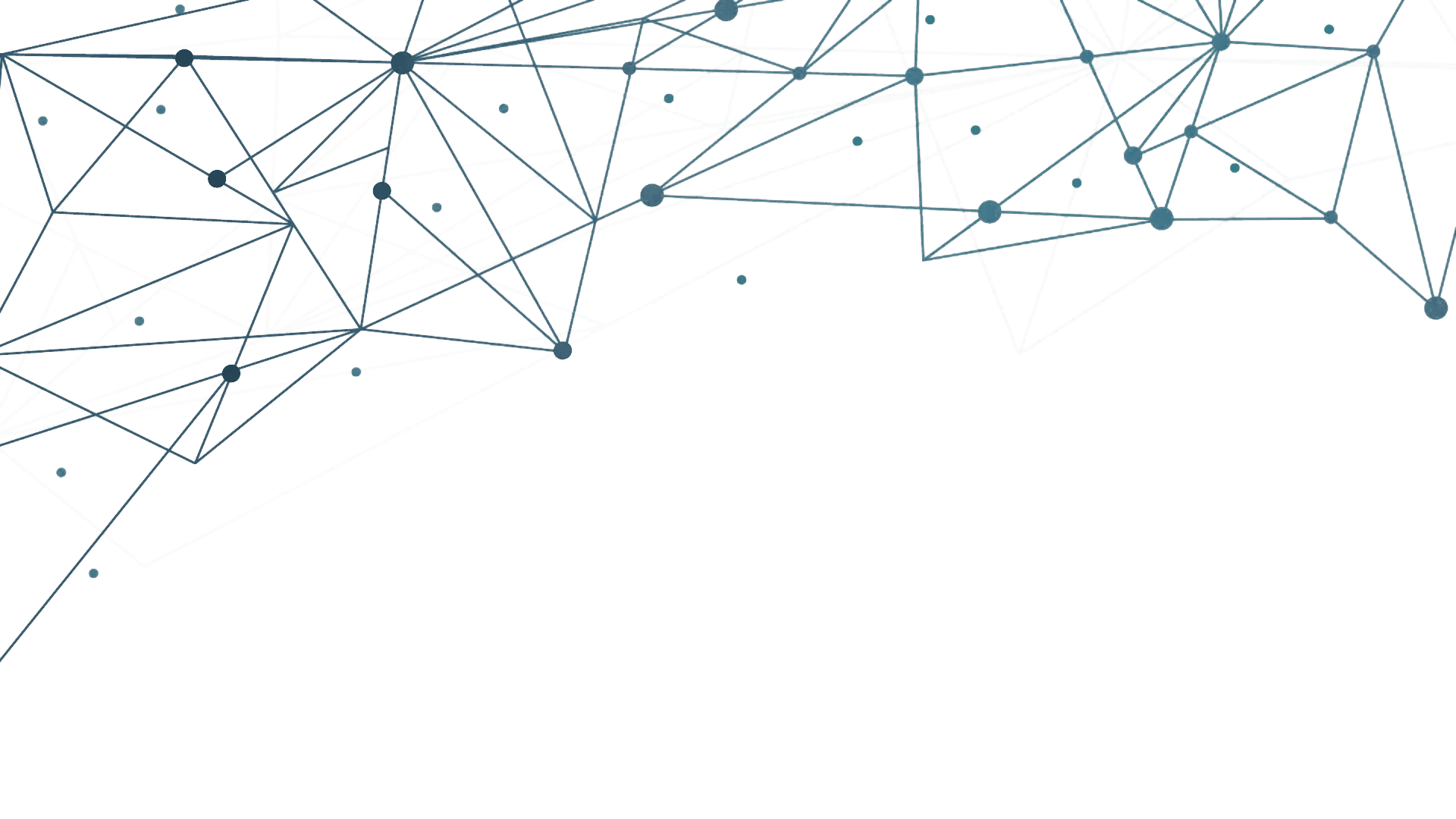 A digital illustration of a network or web of interconnected lines and dots on a black background.