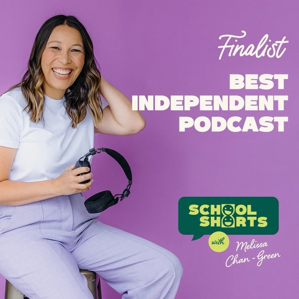 I got a FaceTime call from @jjfeeneynz and thought she was pocket dialling me but it was lovely to hear the news from her. 

School Shorts is a finalist for Best Independent Podcast and the NZ Radio and Podcast Awards! 

Honoured to be nominated alon