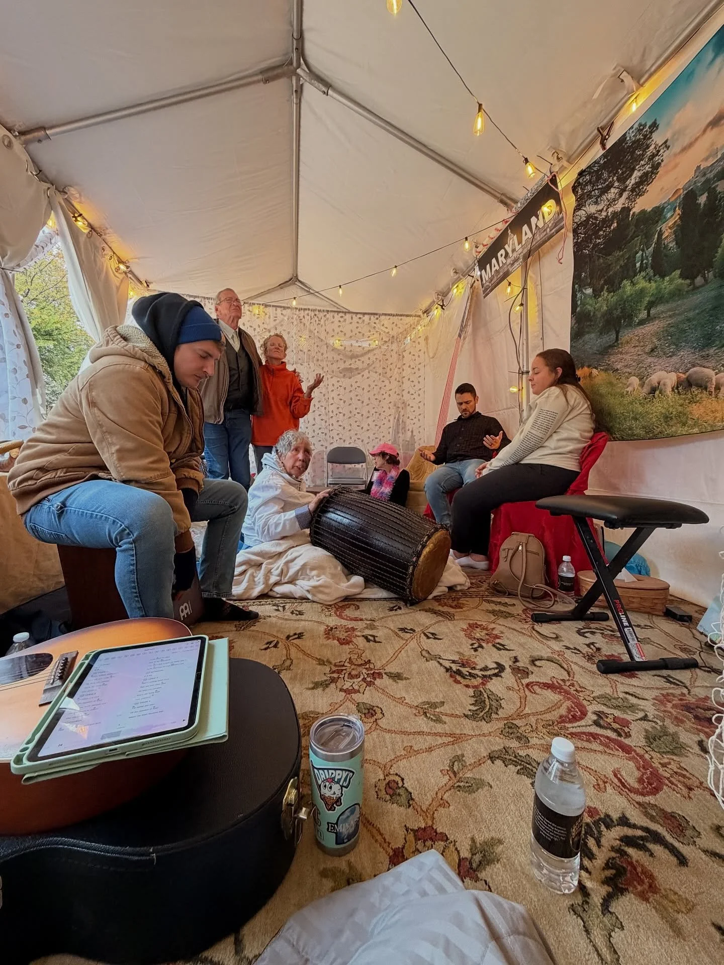 Some shots from our time at @communionamerica 🩸What a privilege to be a part of an awakening happening in our nation! A few of us were able to minister to the Lord during the night shift in the Maryland tent. Revival is here!!! We must respond 🙏