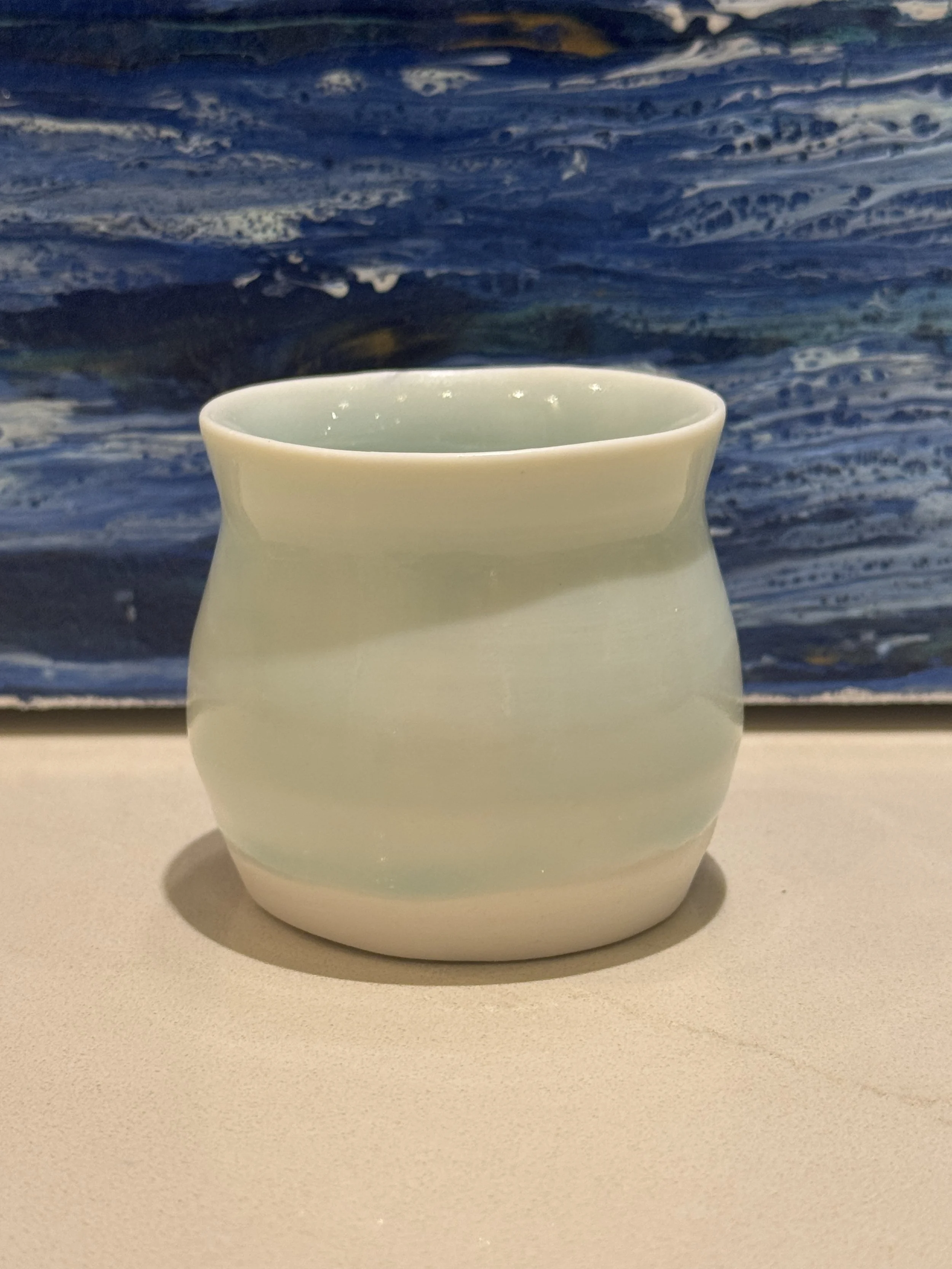 Porcelain Small Chubby Vase