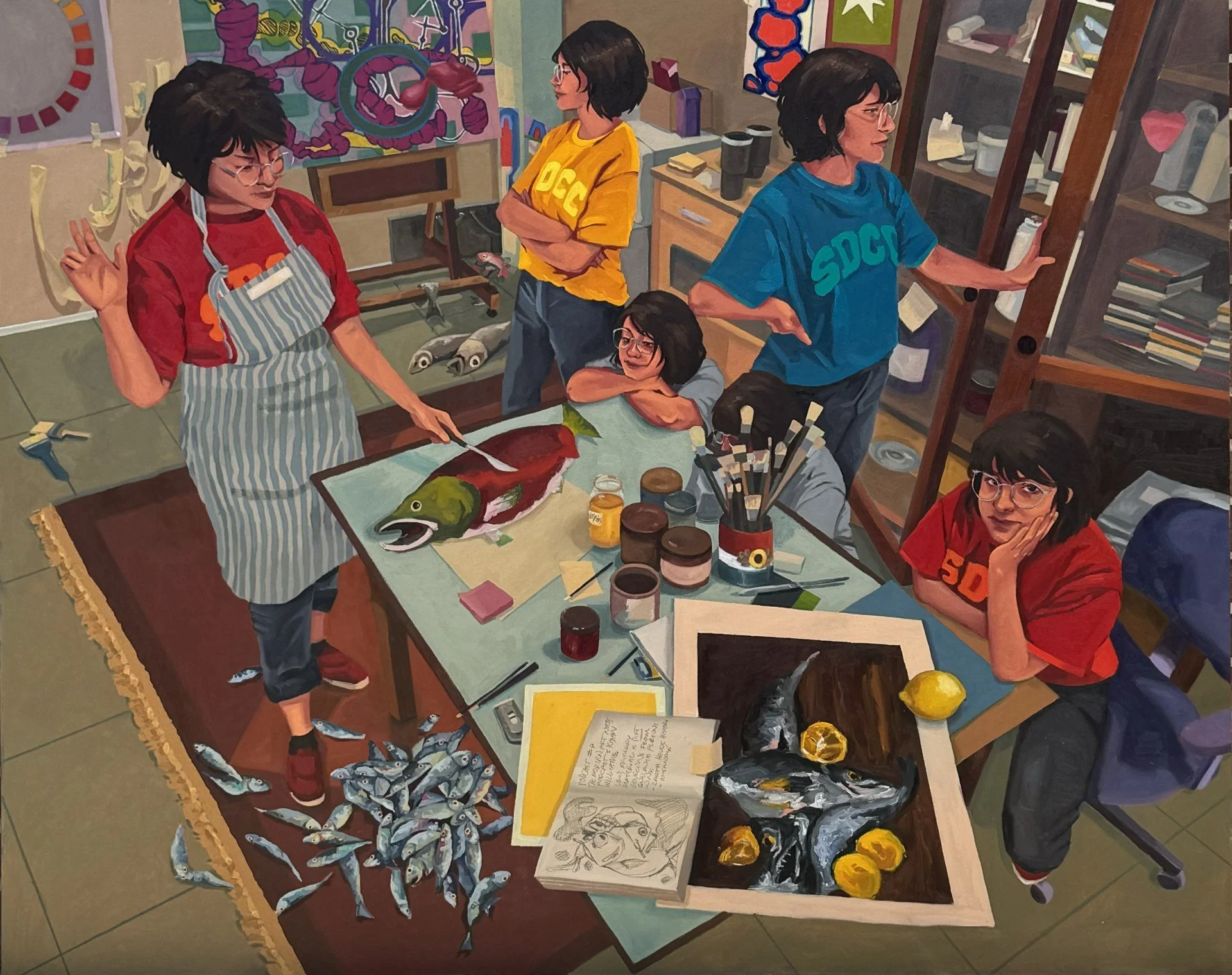 Studio Congruity    |

Oil on Canvas    |

48’’ x 60’’    |

2024