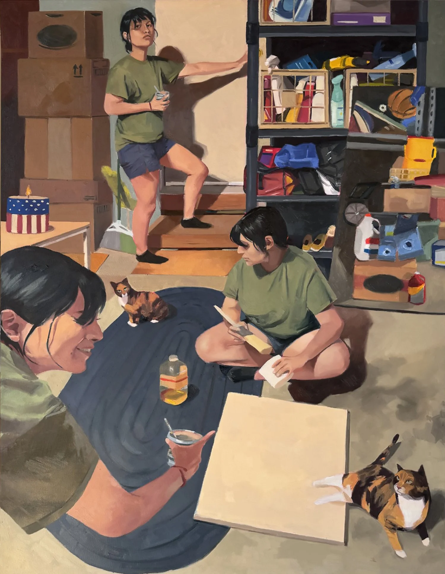 New Start, Same Shit    |

Oil on Canvas    |

48’’ x 36’’    |

2025