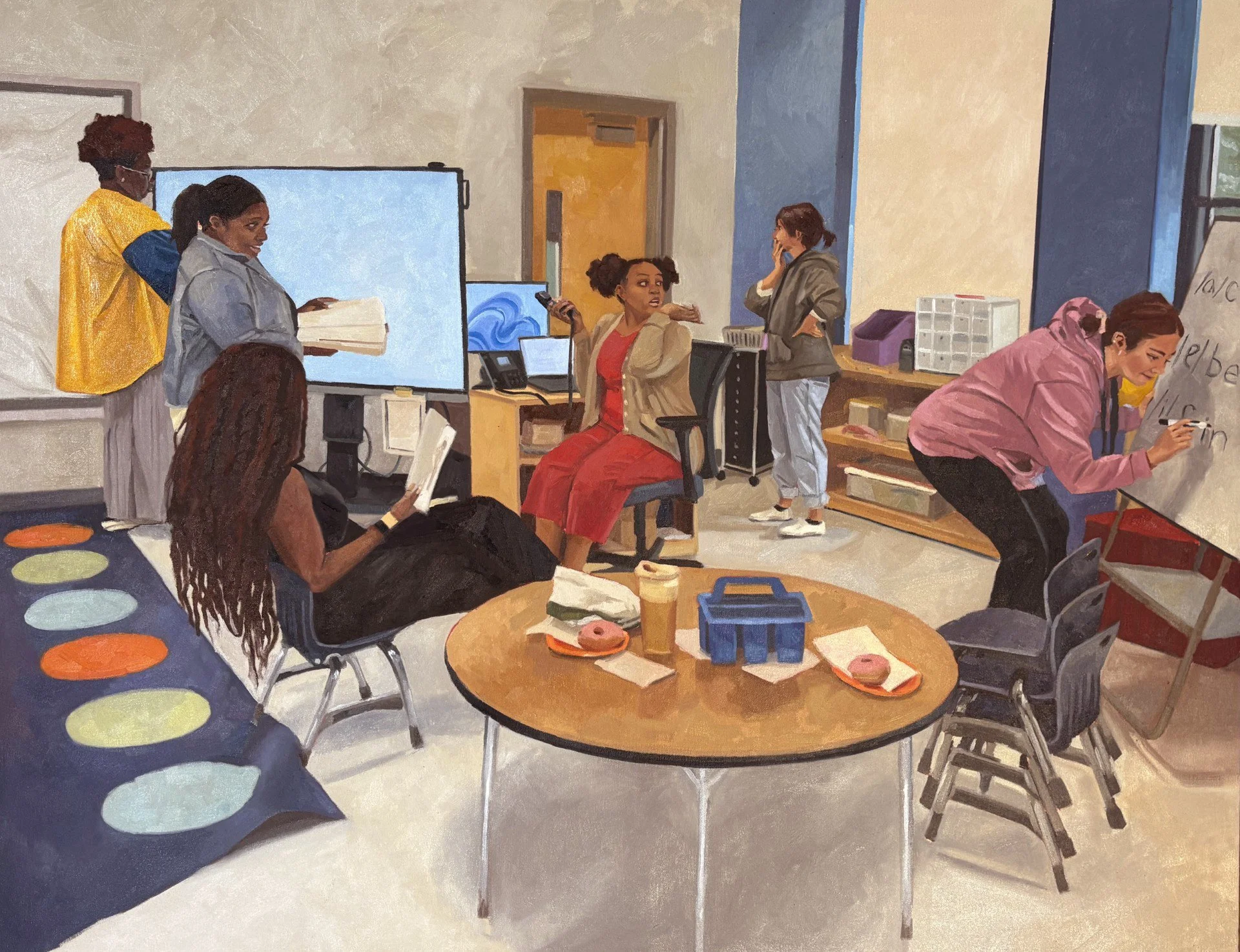 Manic Monday    |

Oil on Canvas    |

36’’ x 46’’    |

2025