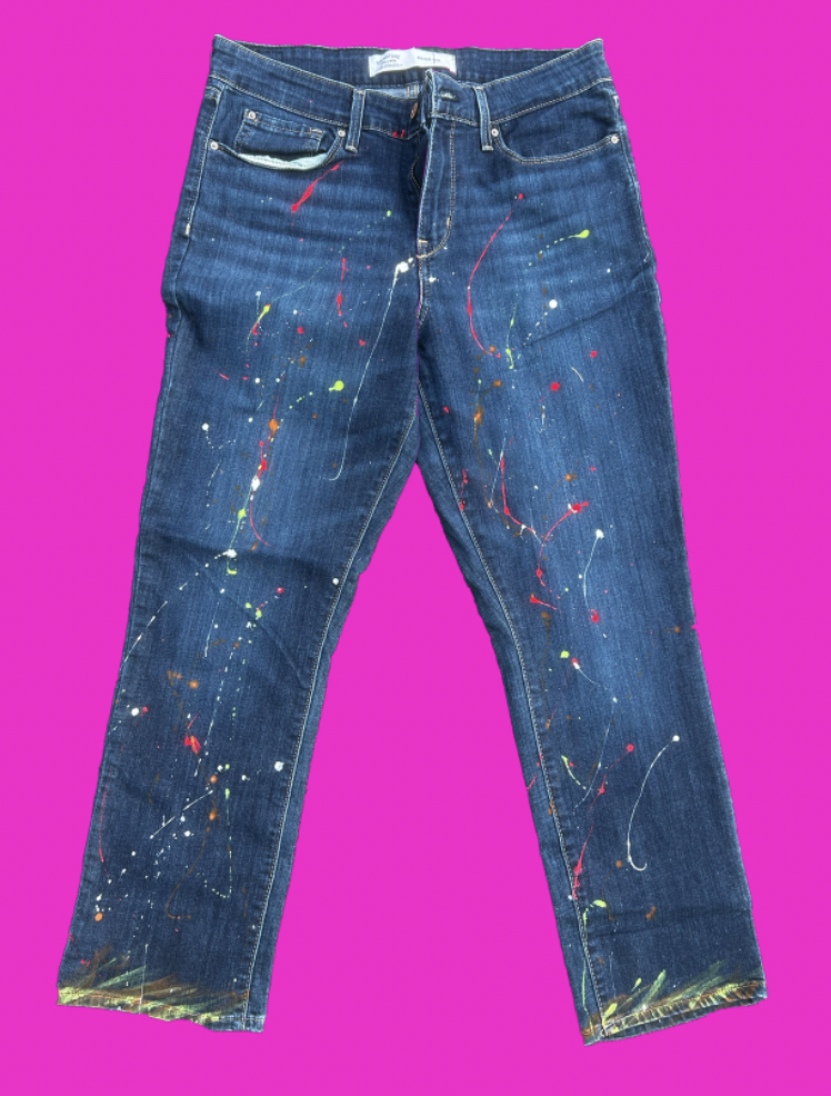'SPLATTER' JEANS