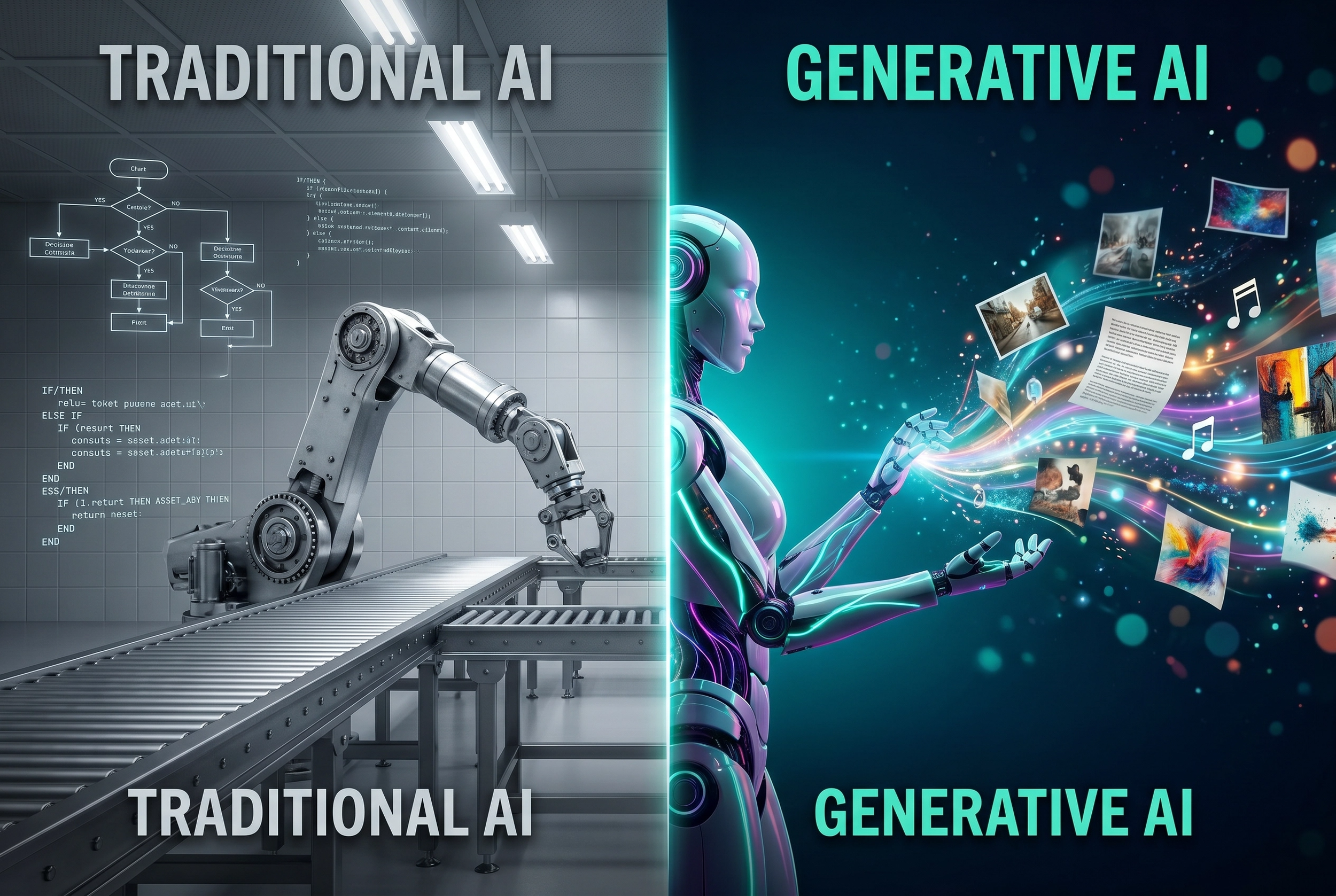 Generative AI vs. Traditional AI: What’s the Difference?